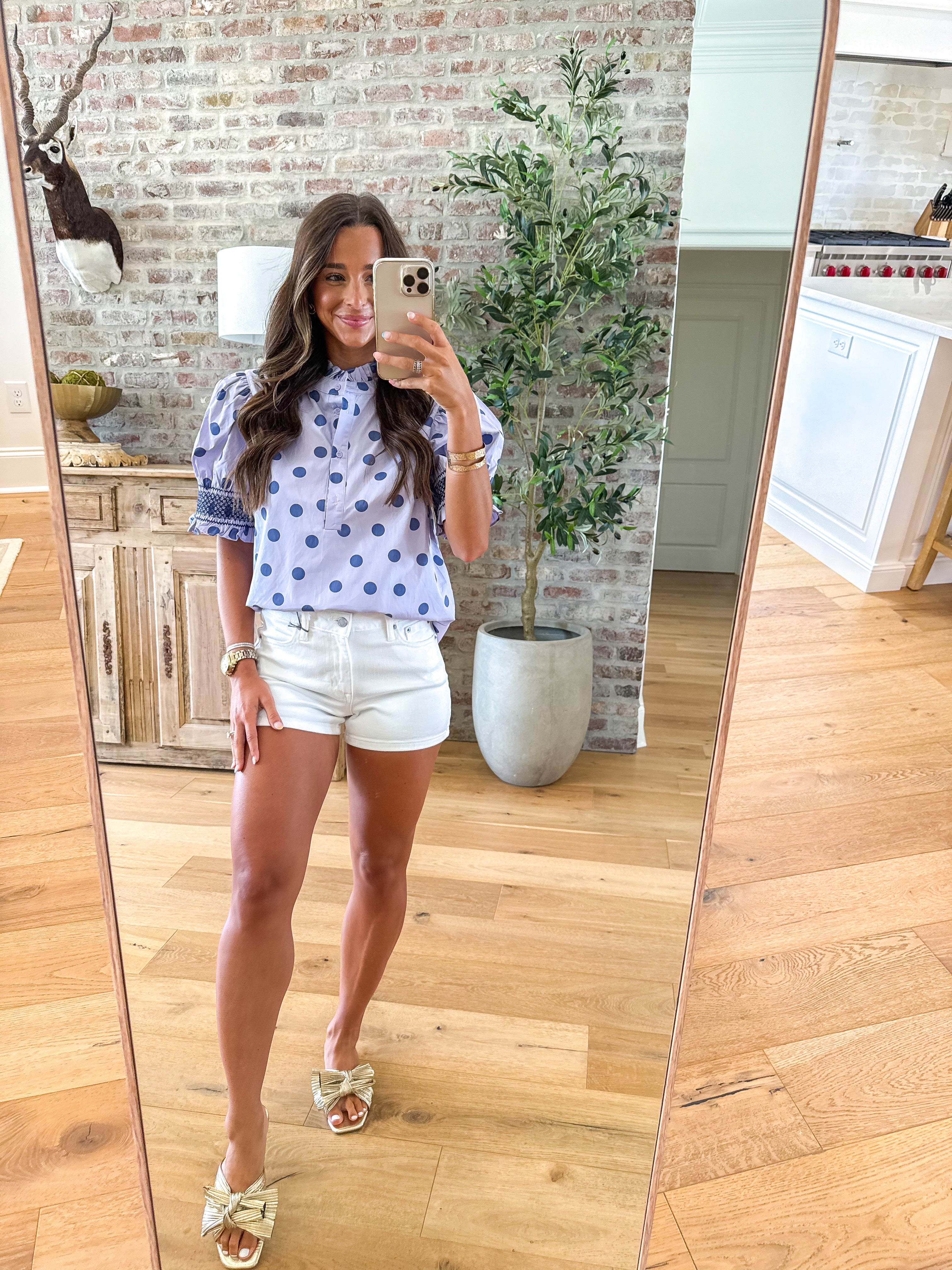 Lavender Dot Blouse