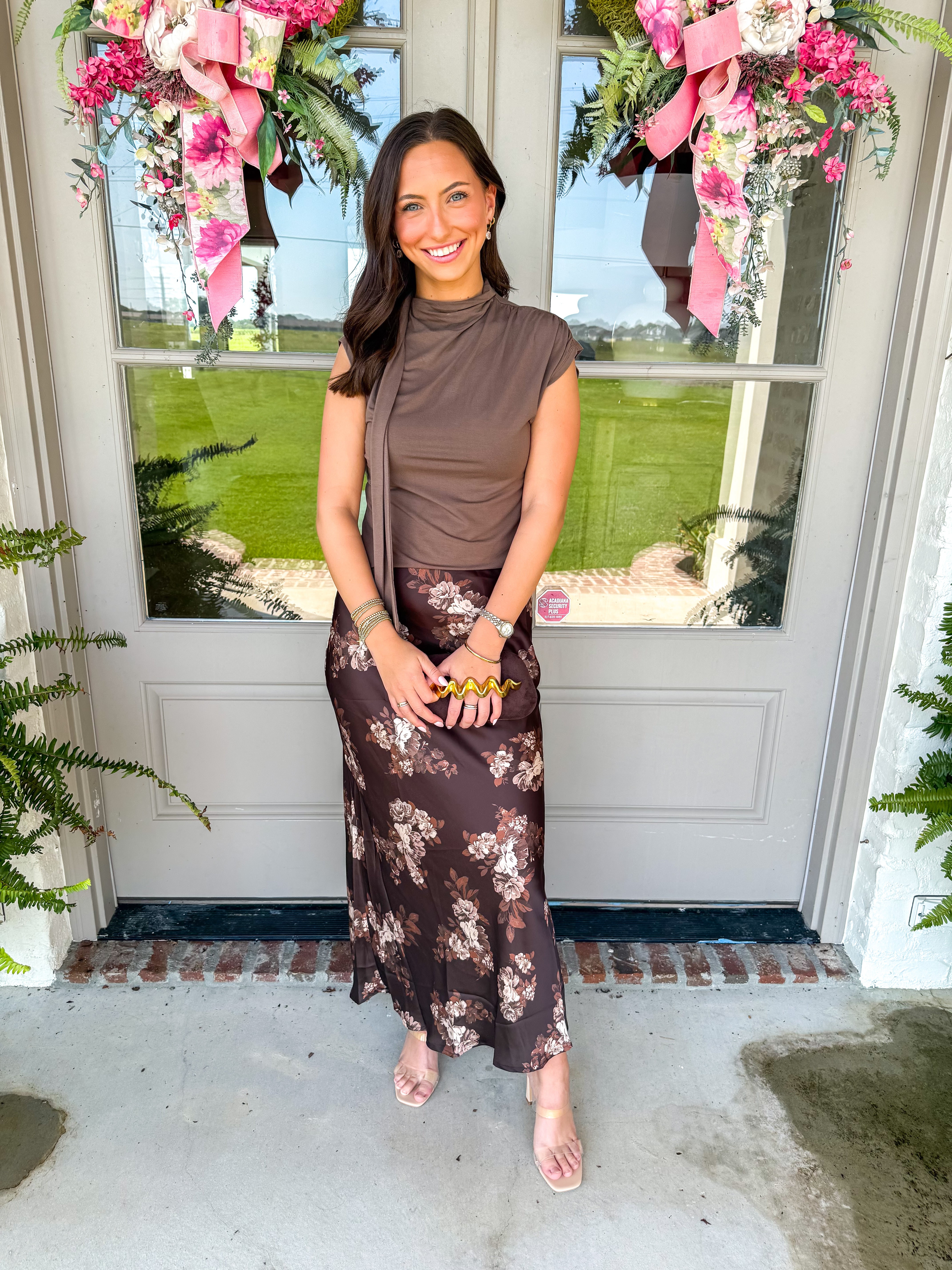 Autumn Bloom Floral Skirt