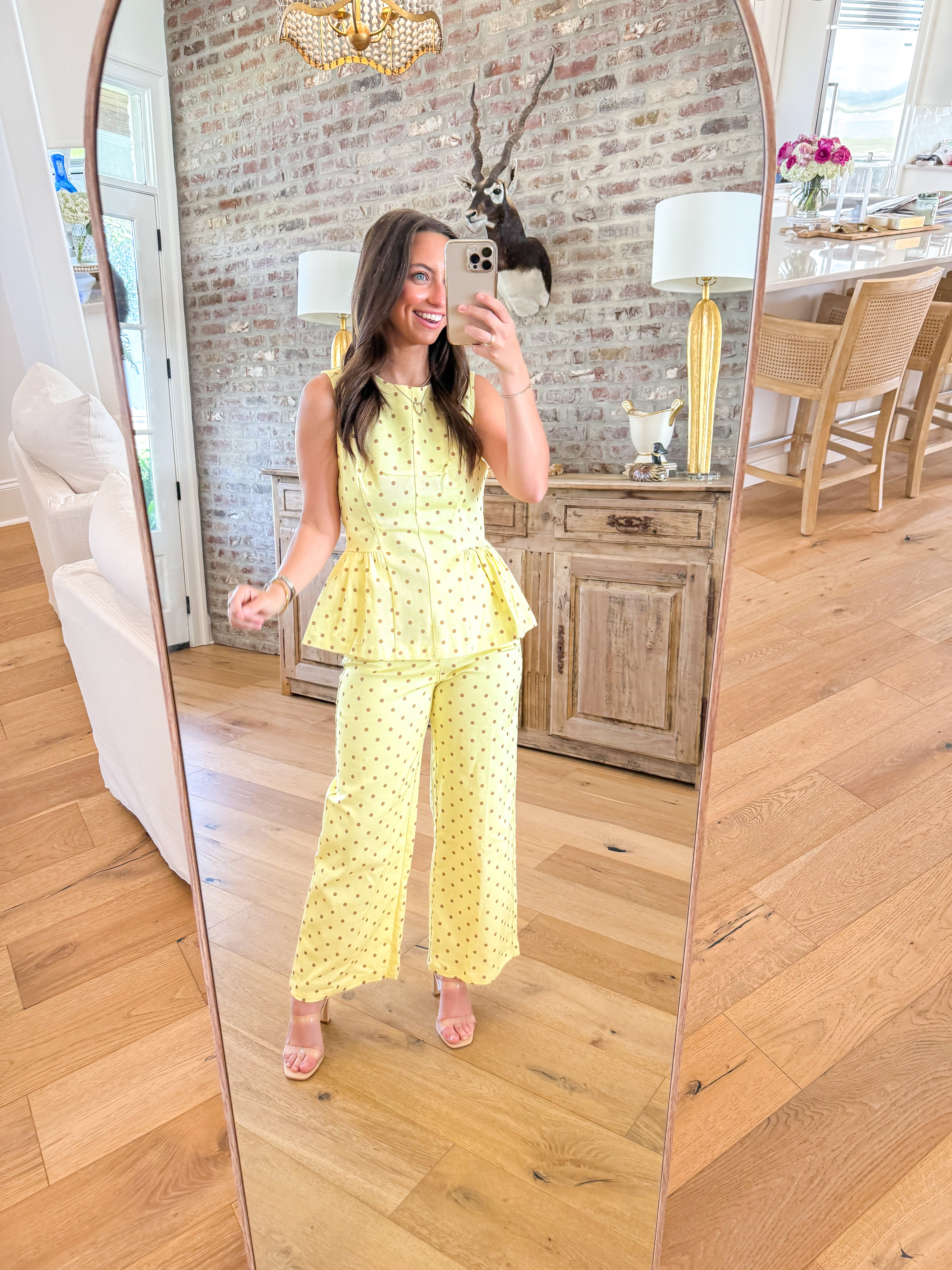 Sunshine Dot Straight Leg Jeans