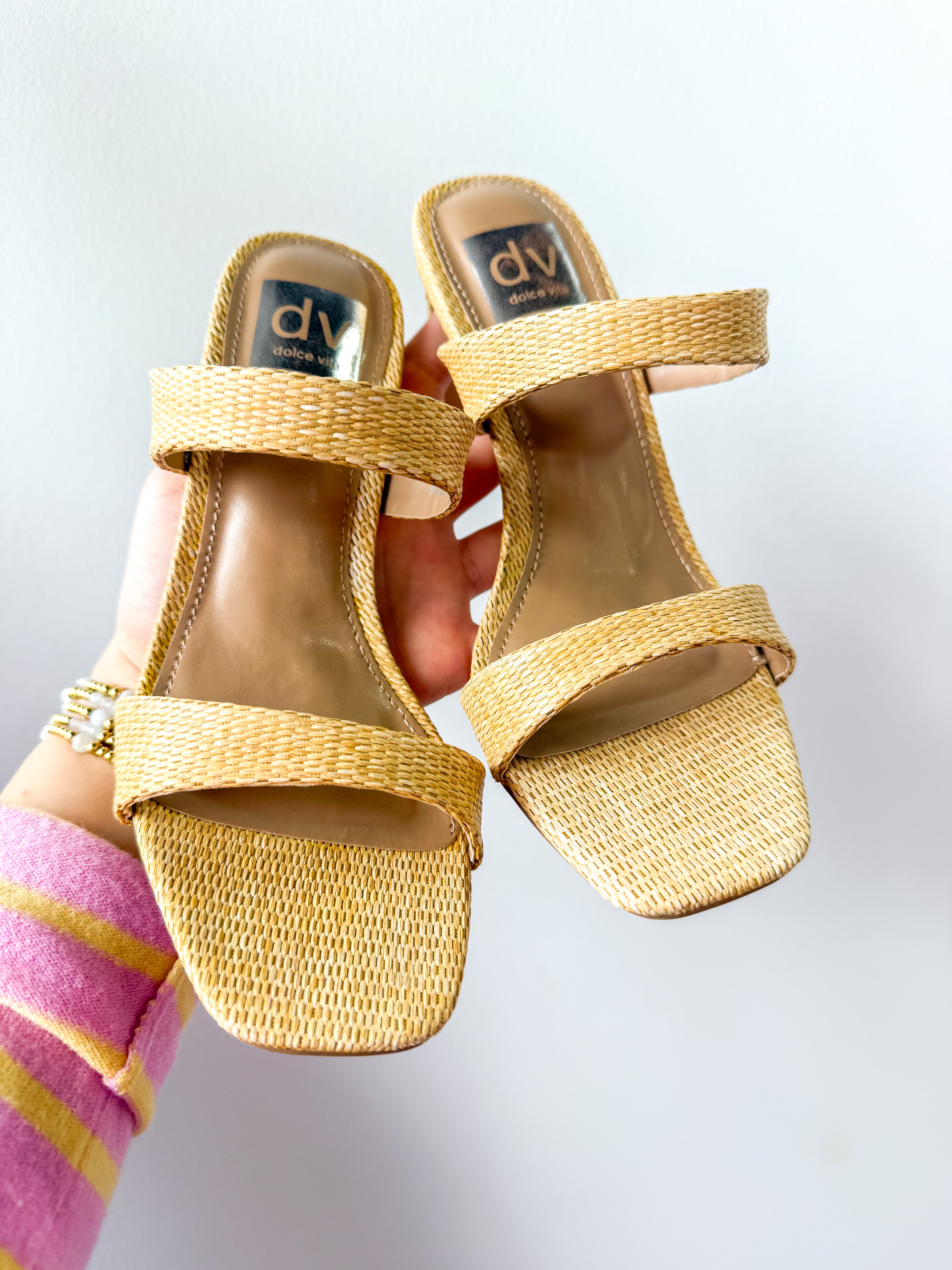 Venus Raffia Heels
