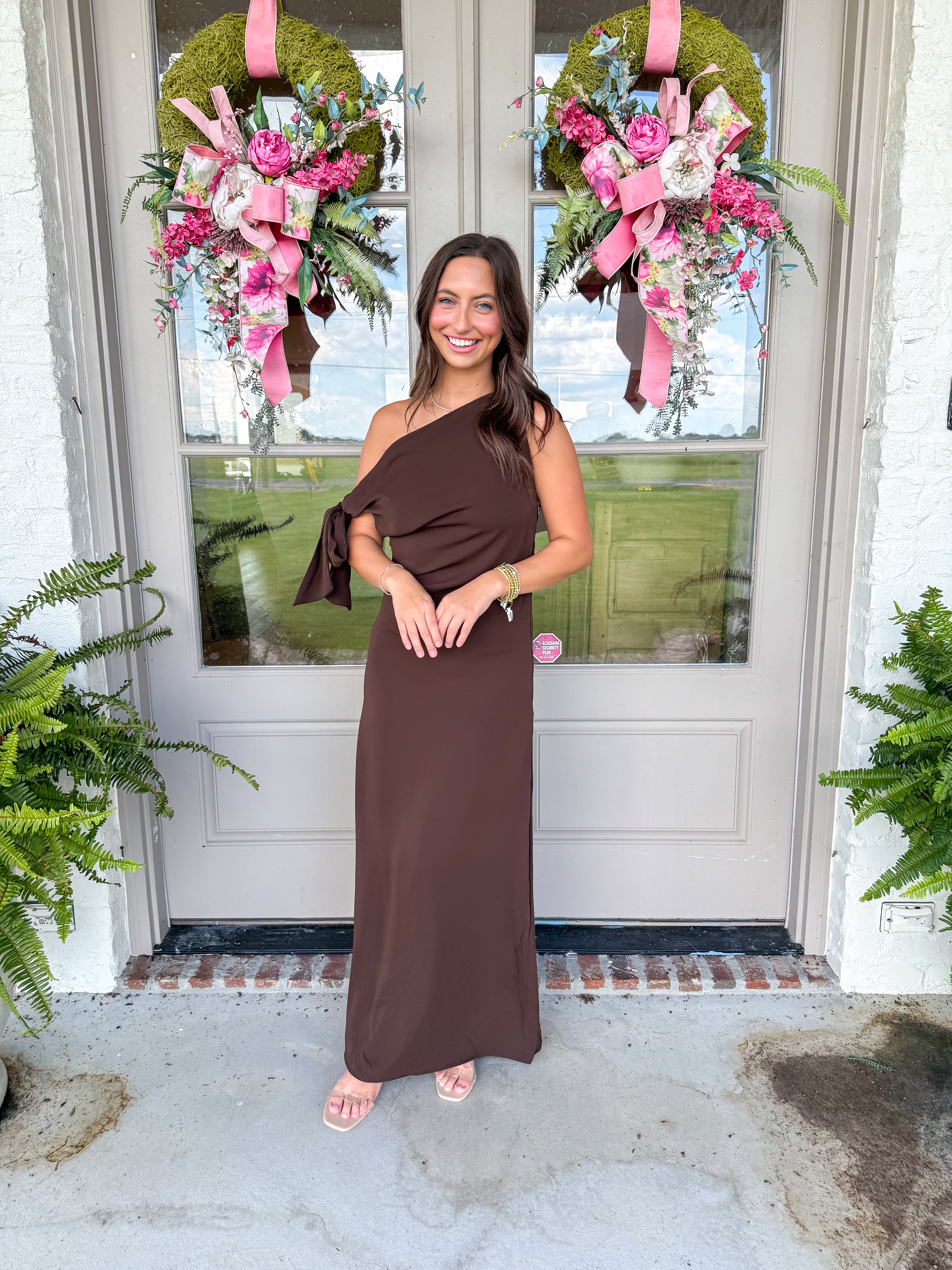 Remie Chocolate Brown Midi