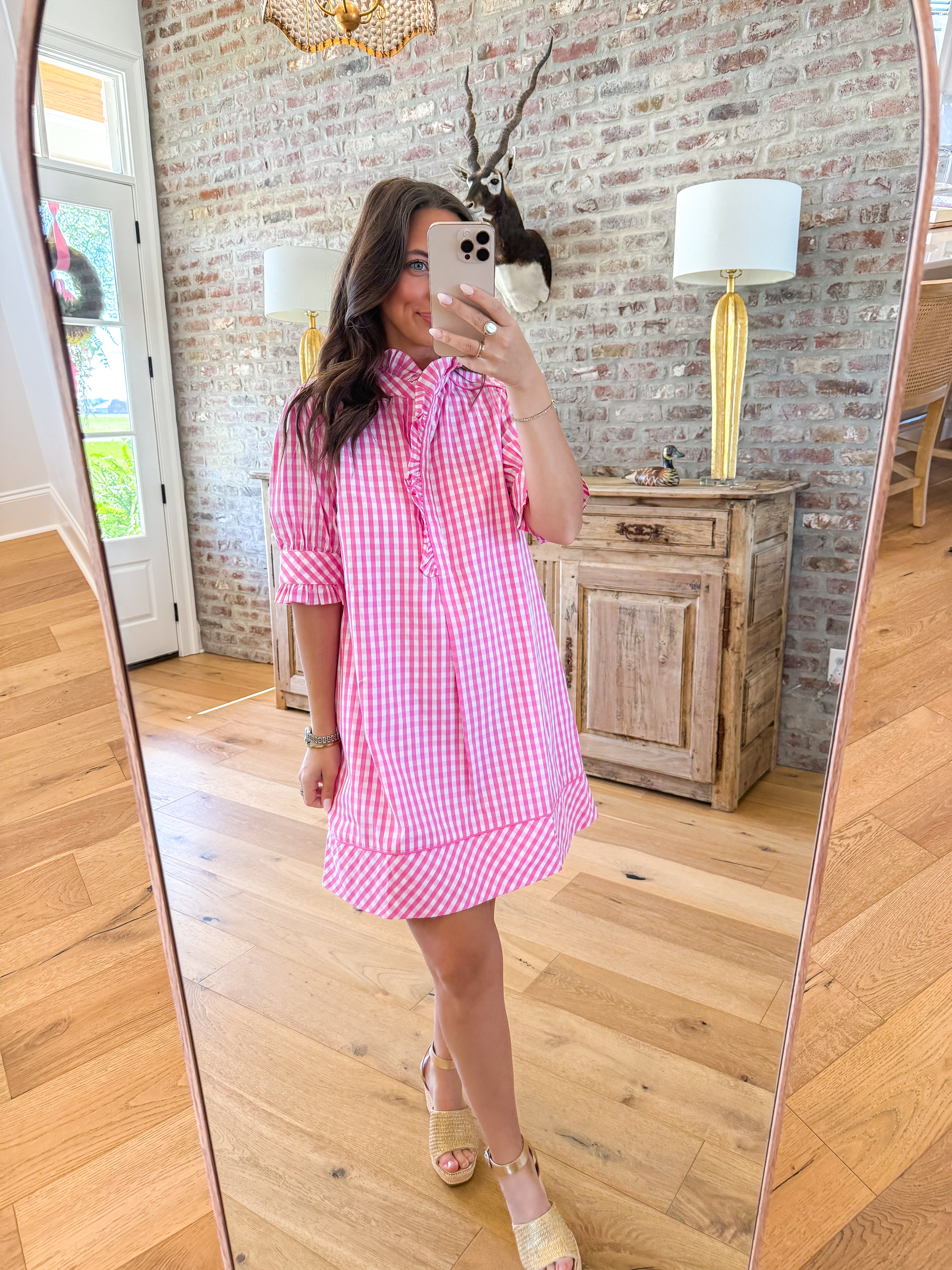 Pink Sweet Tea Gingham Mini