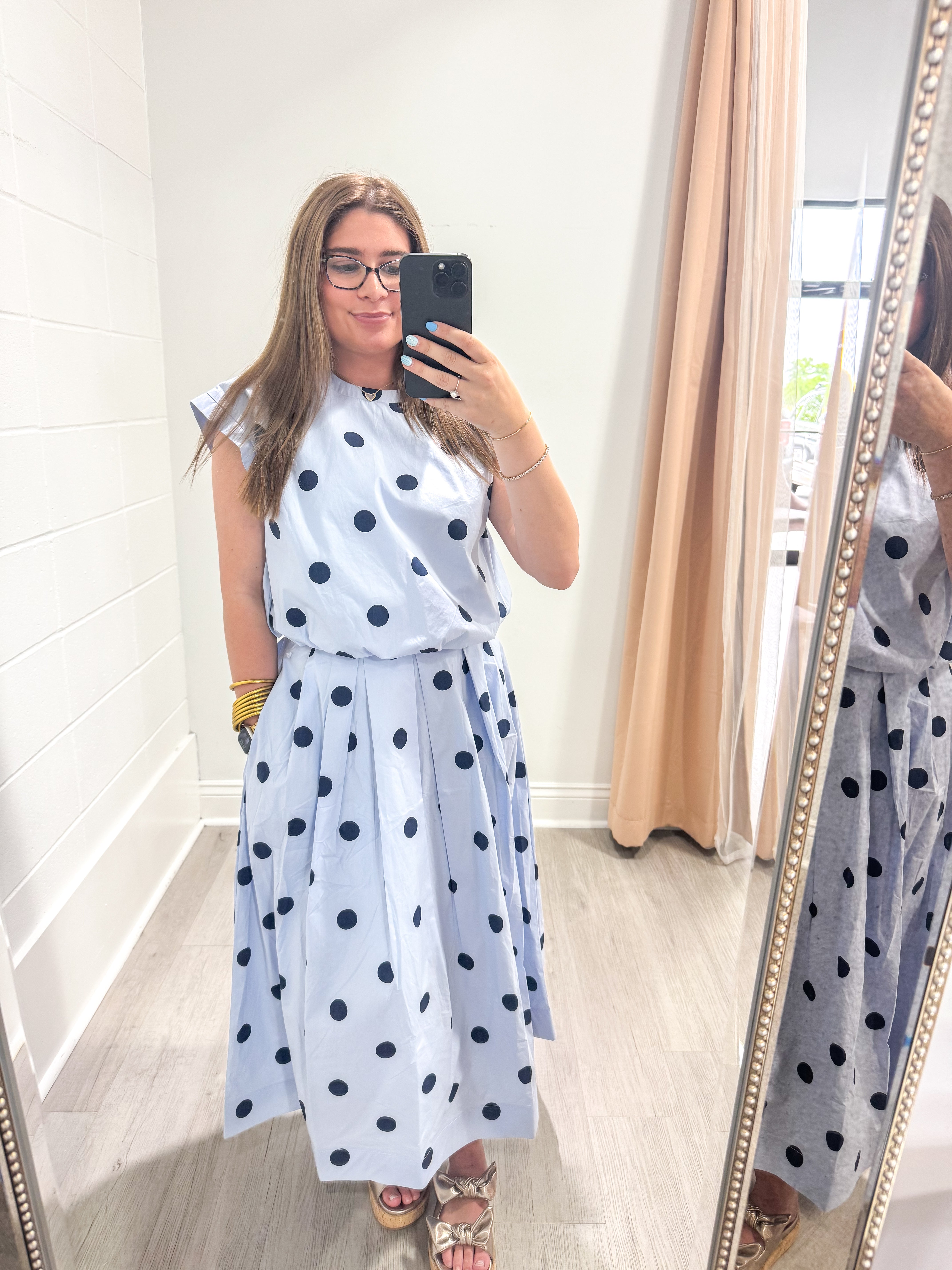 Pretty In Polka Blue Set