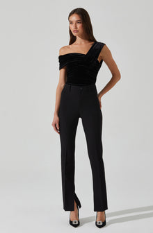 Nera Velvet Off Shoulder Bodysuit