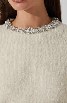 Rowyn Embellished Collar Sweater