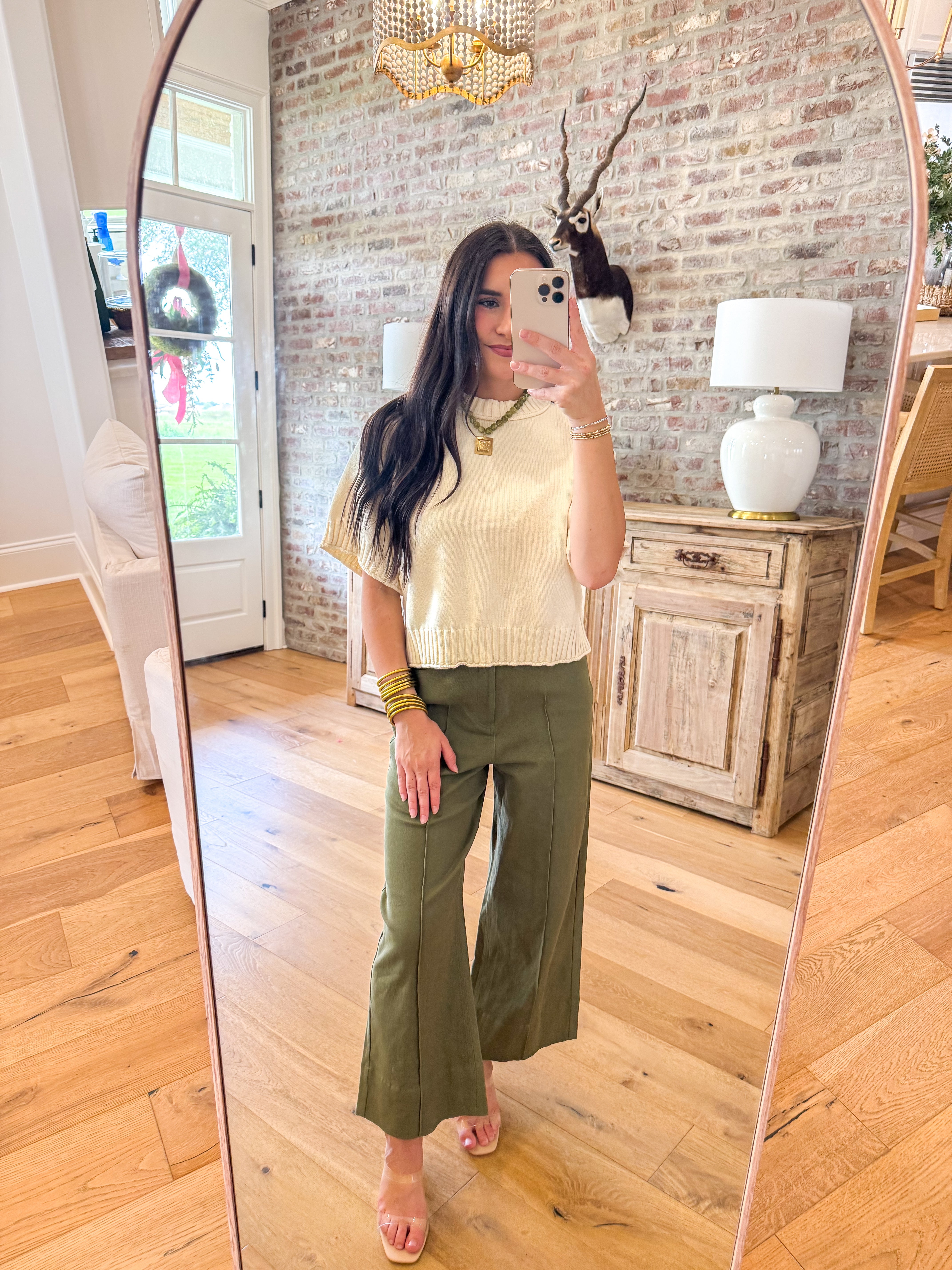 The Monday Knit Top Ecru