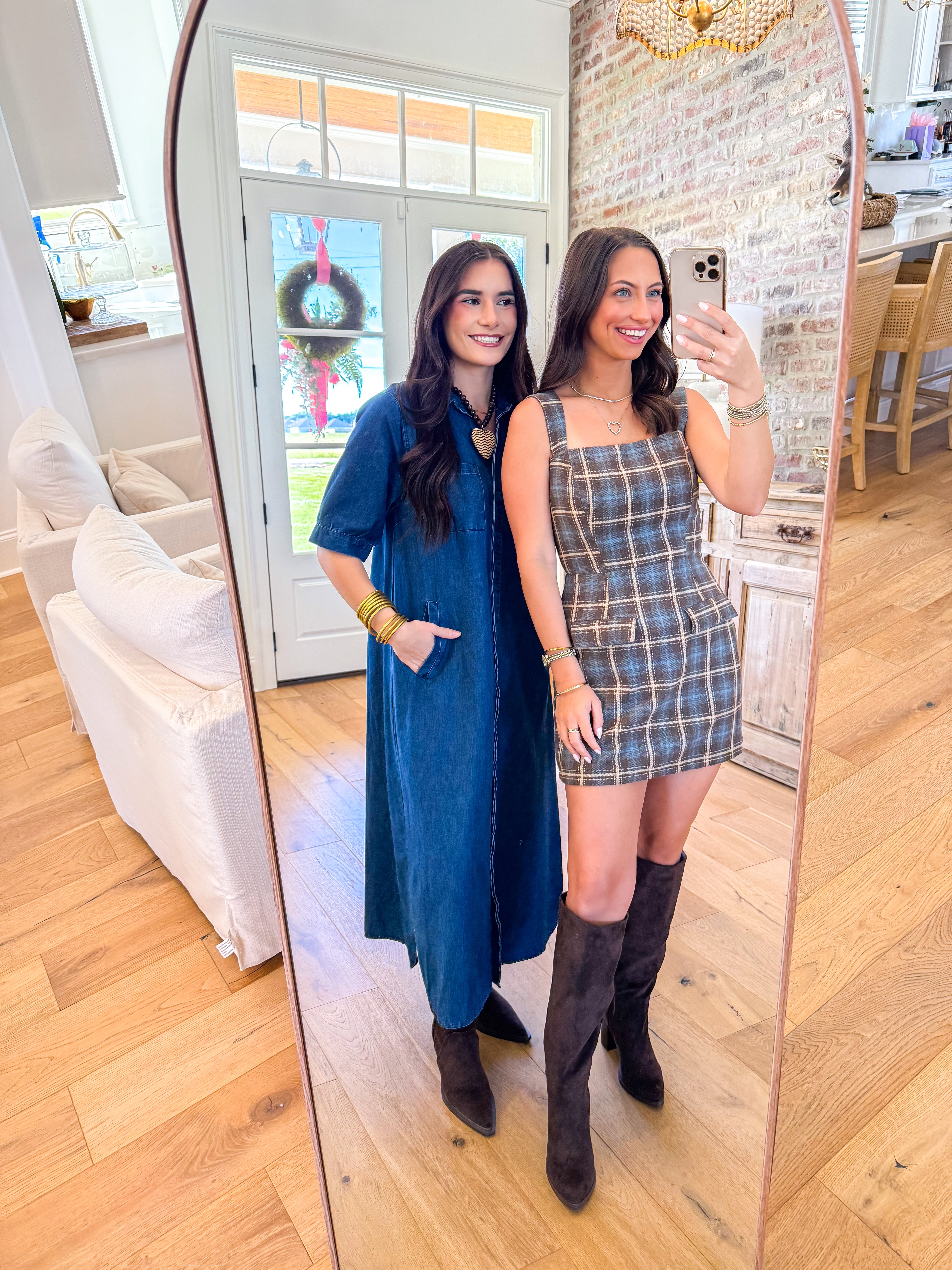 The Dean's List Plaid Mini Dress