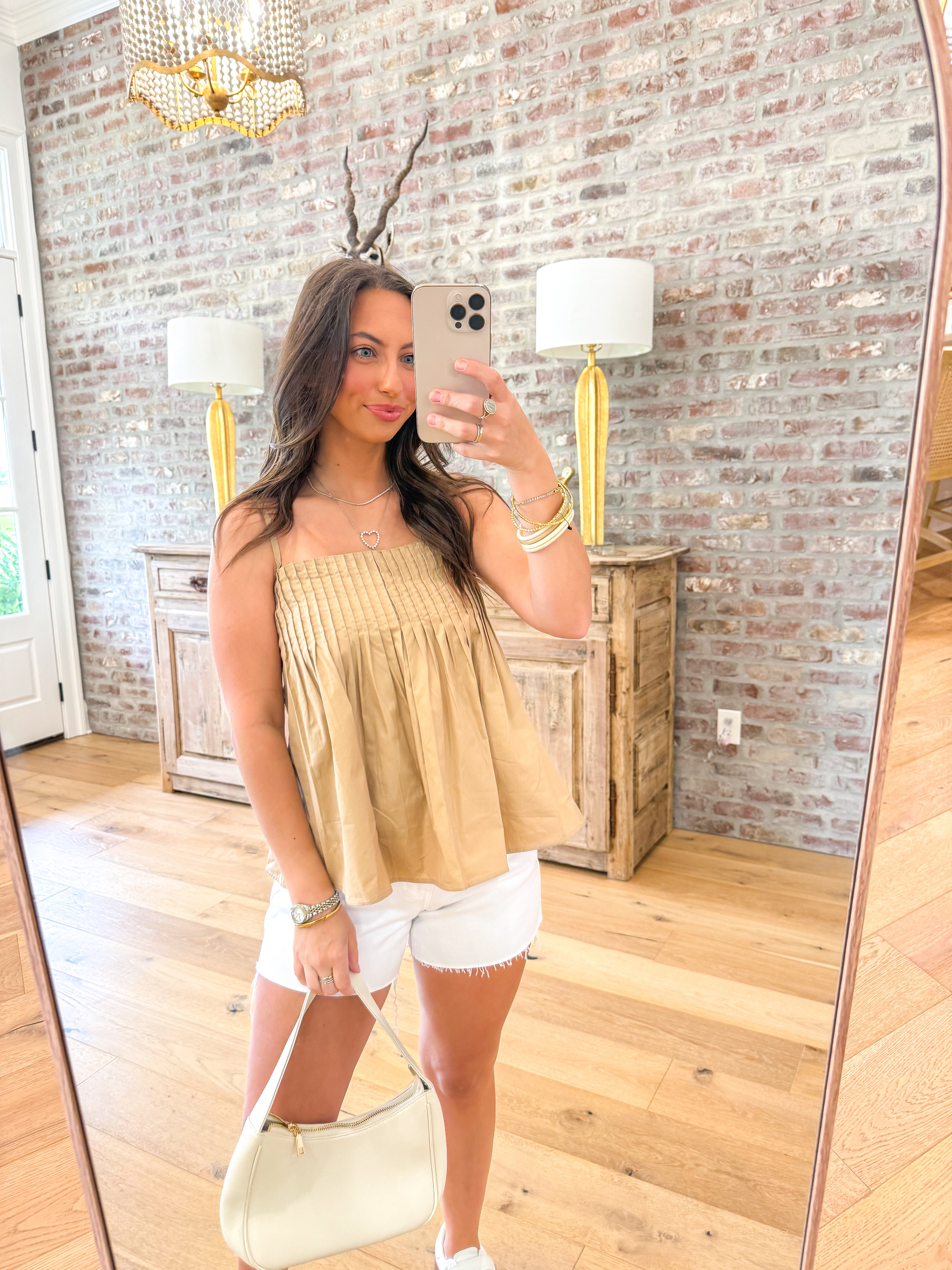 Sunny Side Pintuck Cami