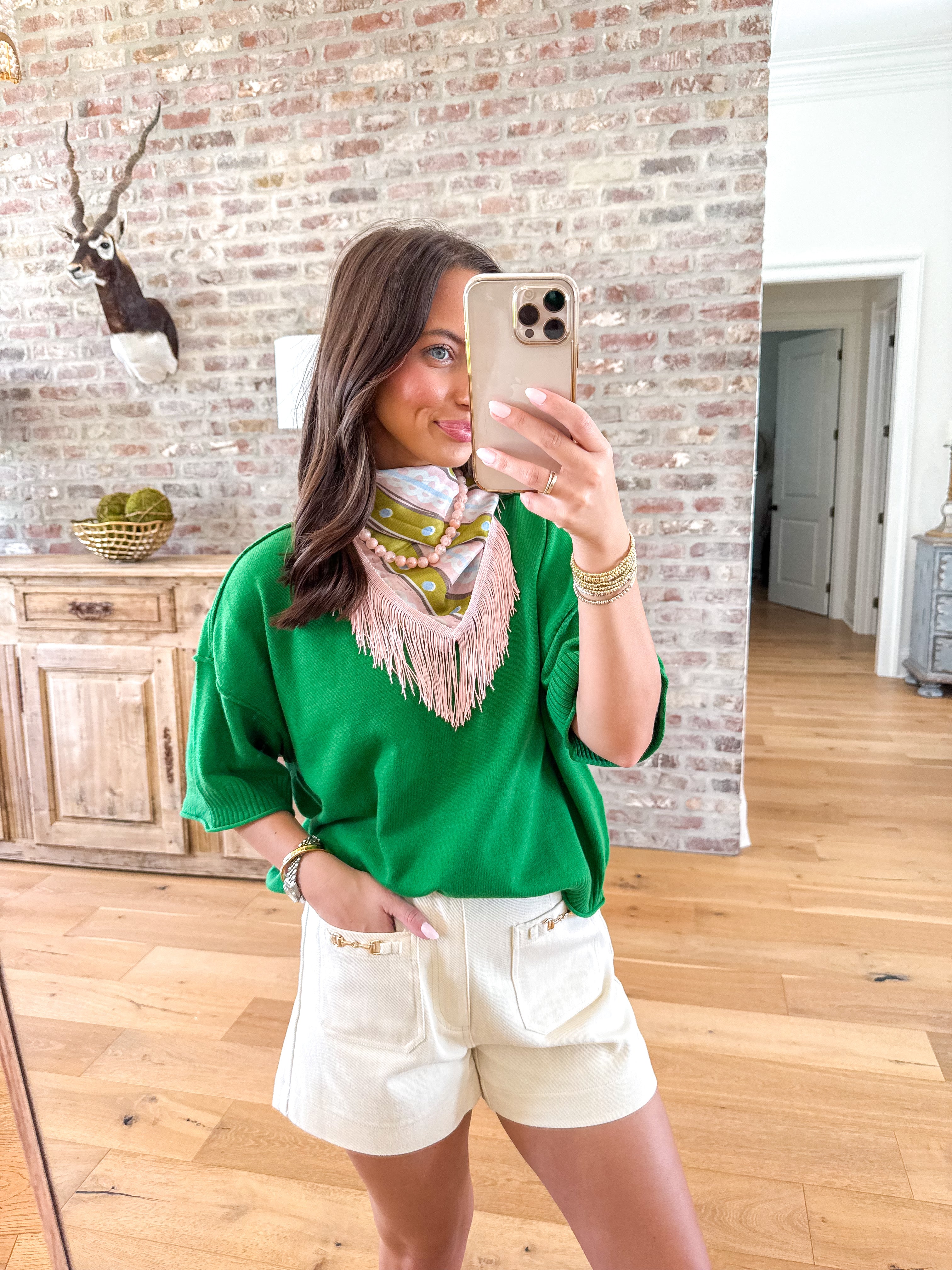The Sweetwater Sweater Kelly Green