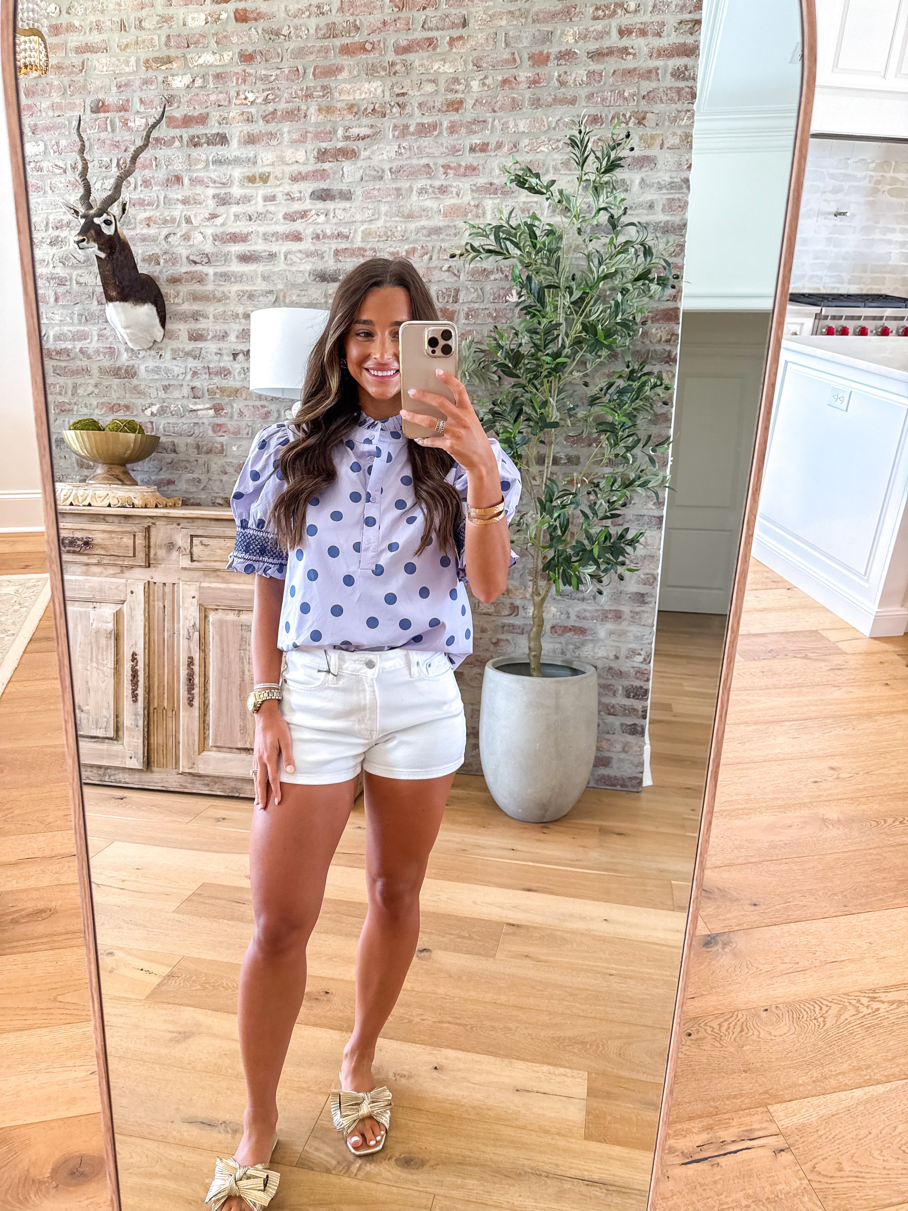 Lavender Dot Blouse
