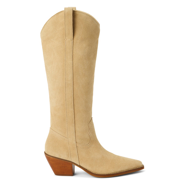 Agency Western Boots Cream