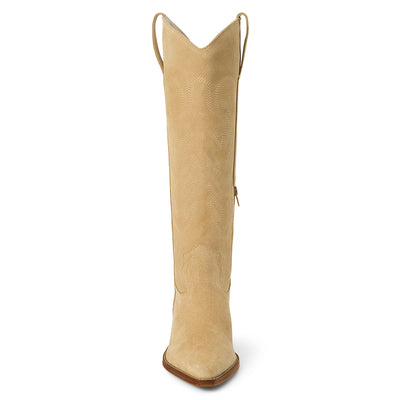 Agency Western Boots Cream