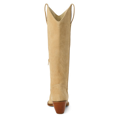 Agency Western Boots Cream