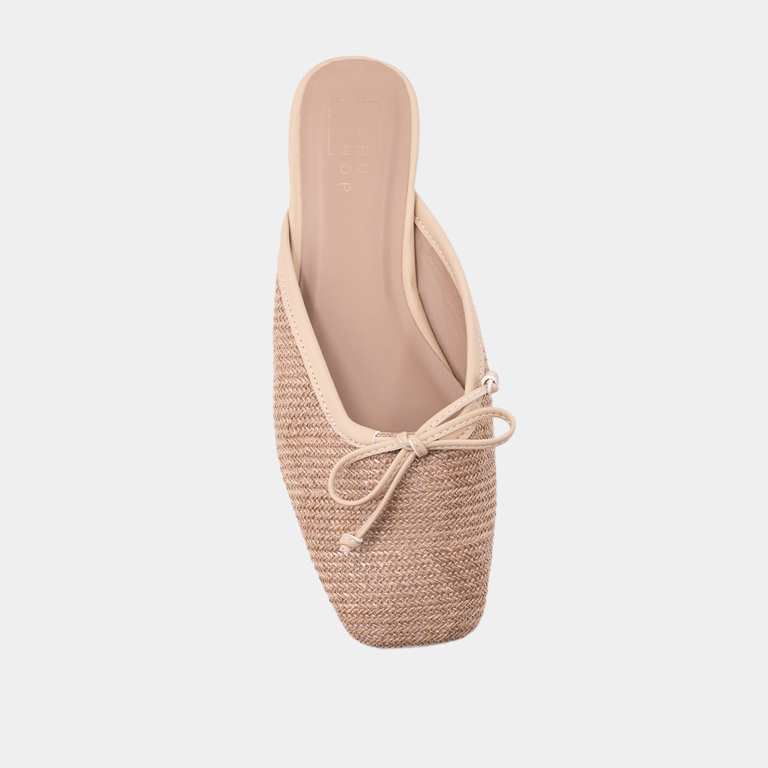 Andrea Natural Woven Flats