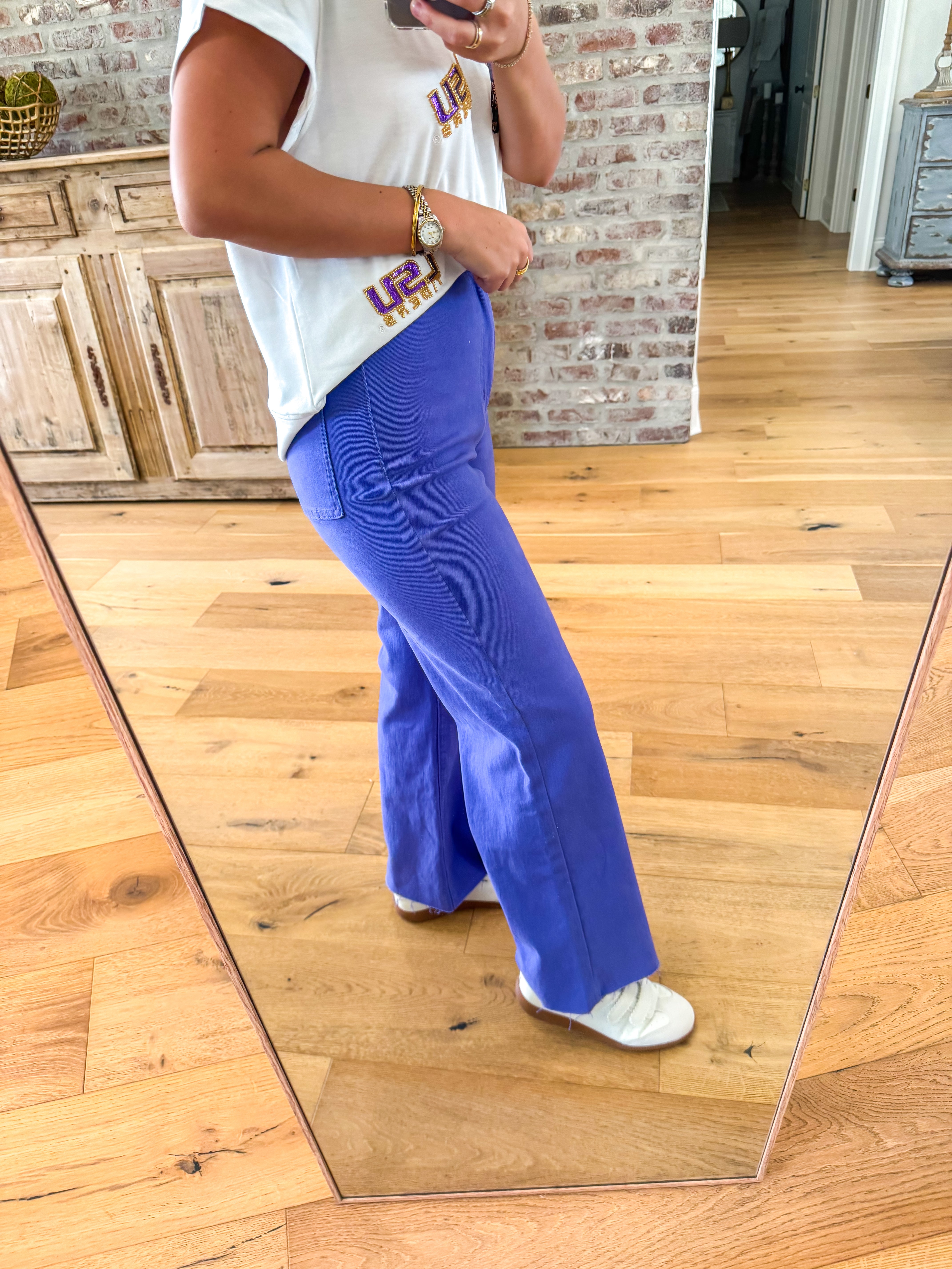 Very Peri Wide Leg Jeans
