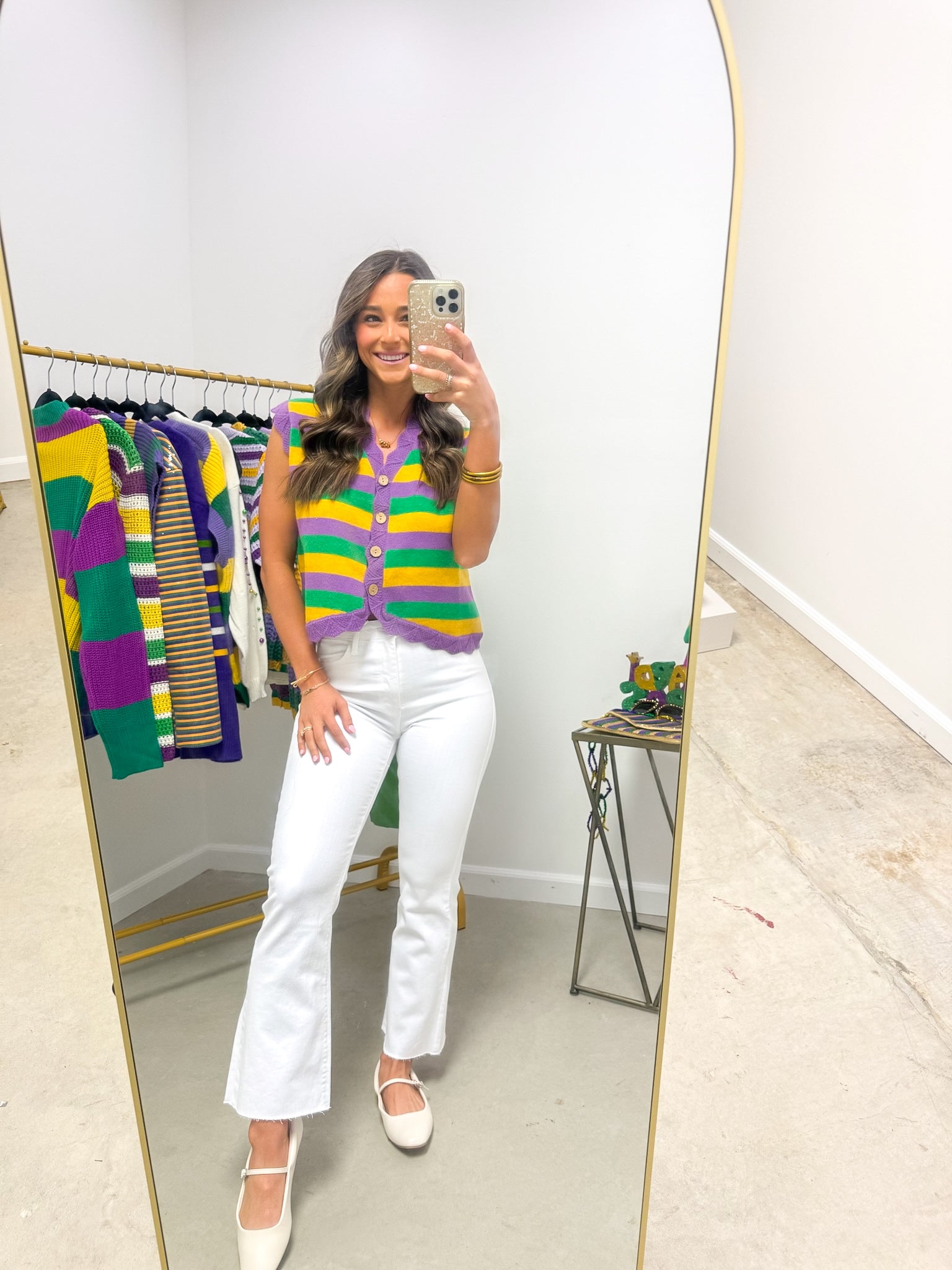 Classic Mardi Stripe Sweater Vest