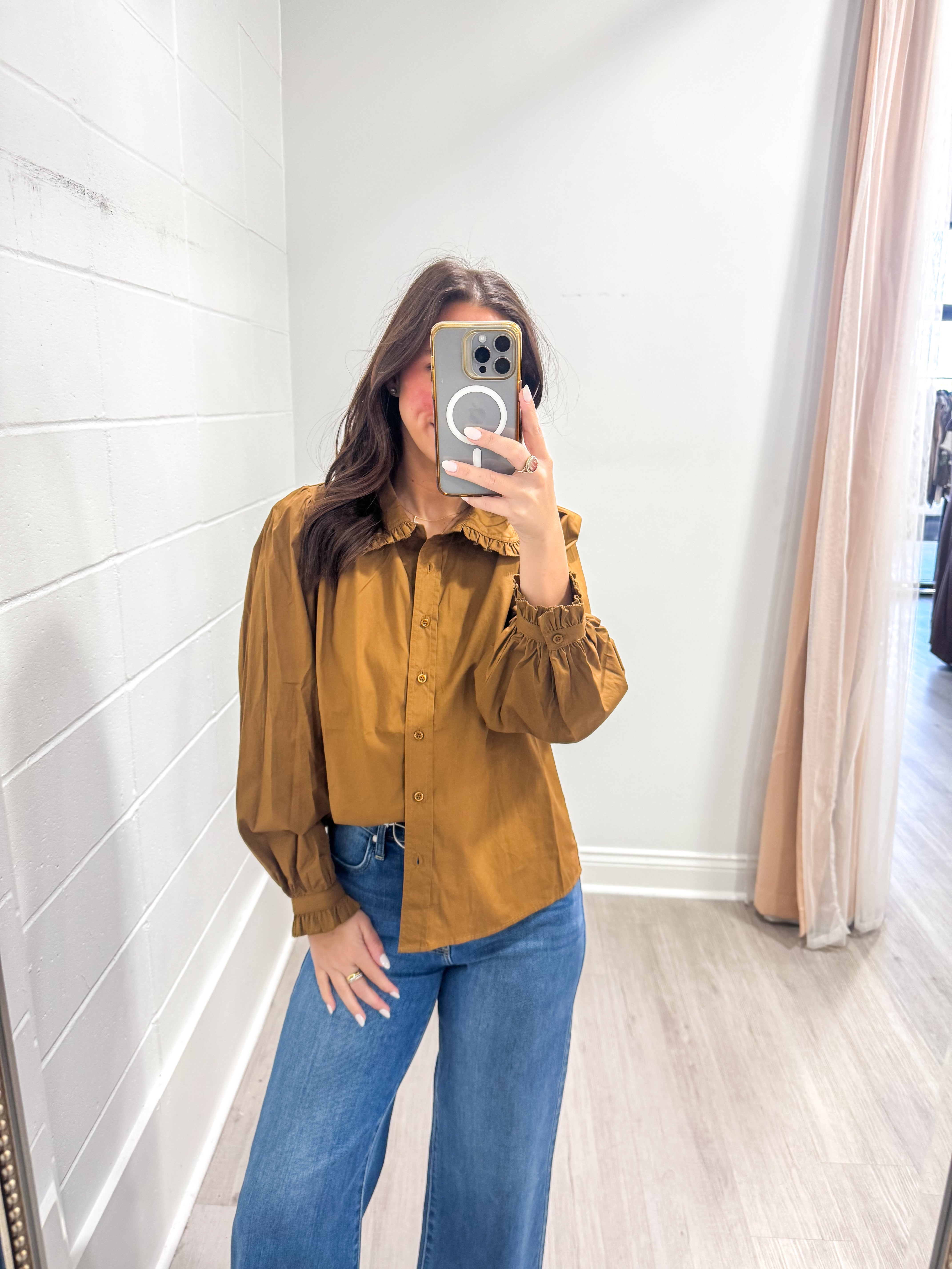 Maplewood Ruffle Blouse