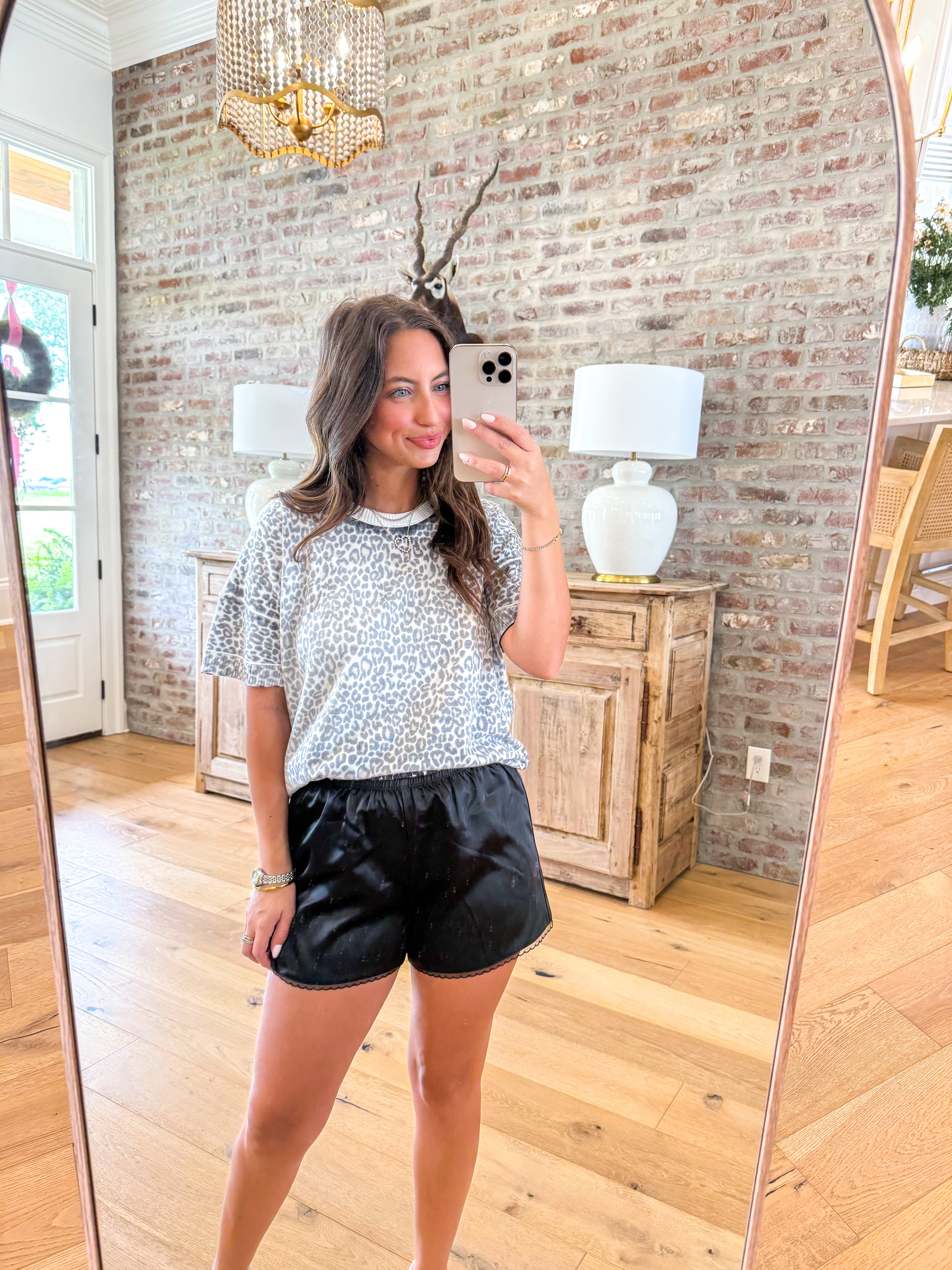Spotted in the Wild Leopard Sweater Tee