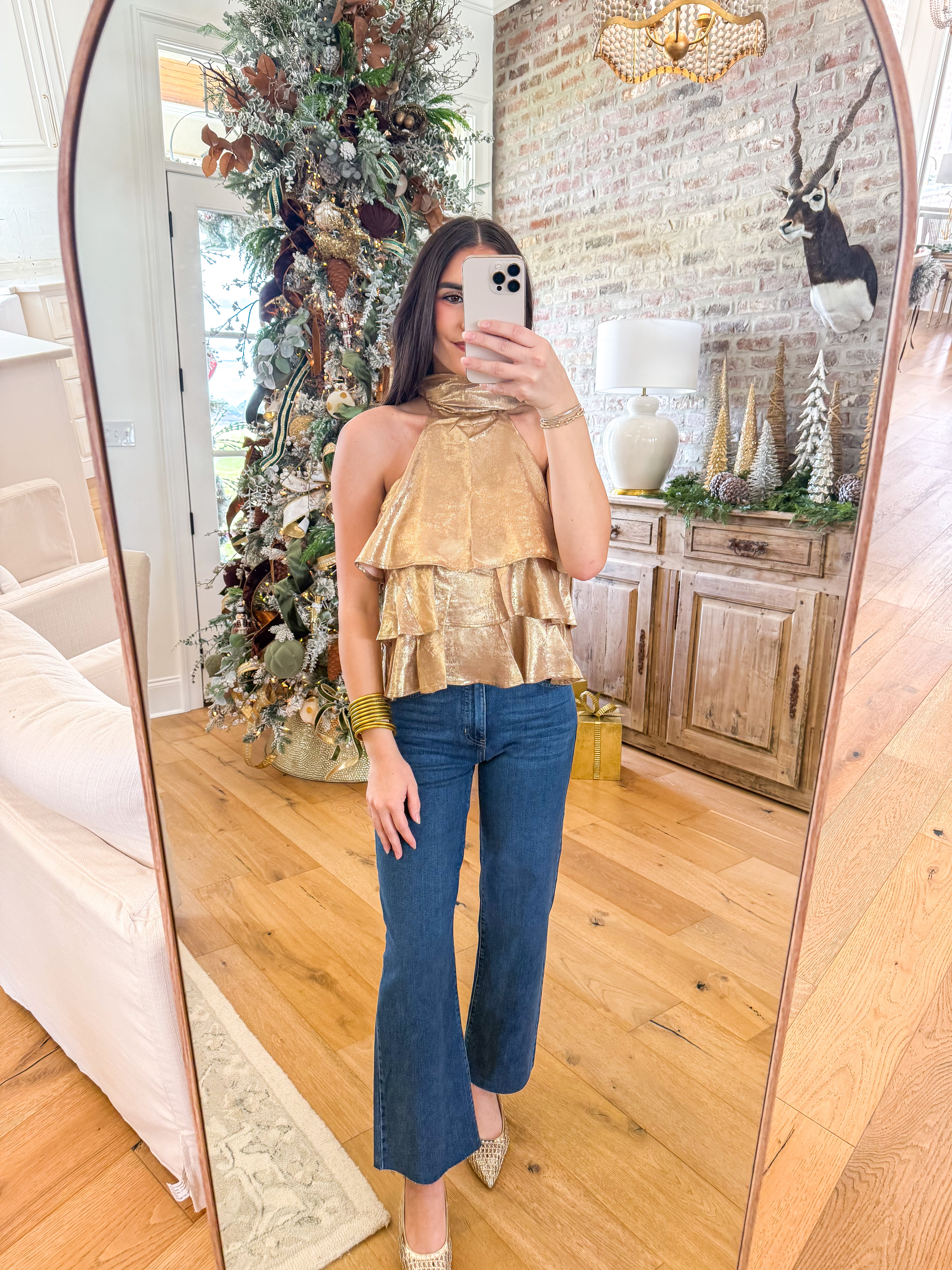 Golden Hour Halter Tank