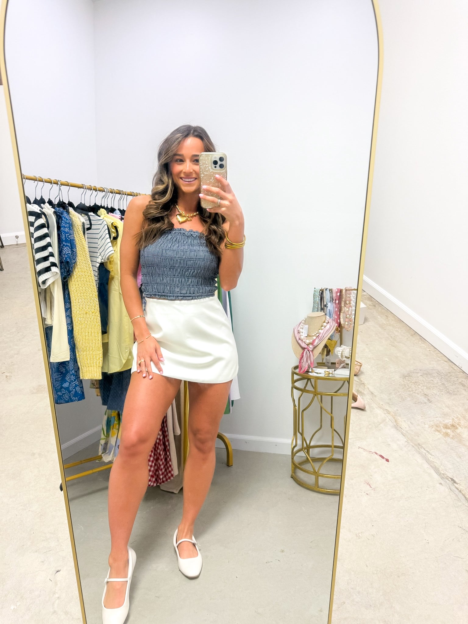 Frankie Smocked Tube Top