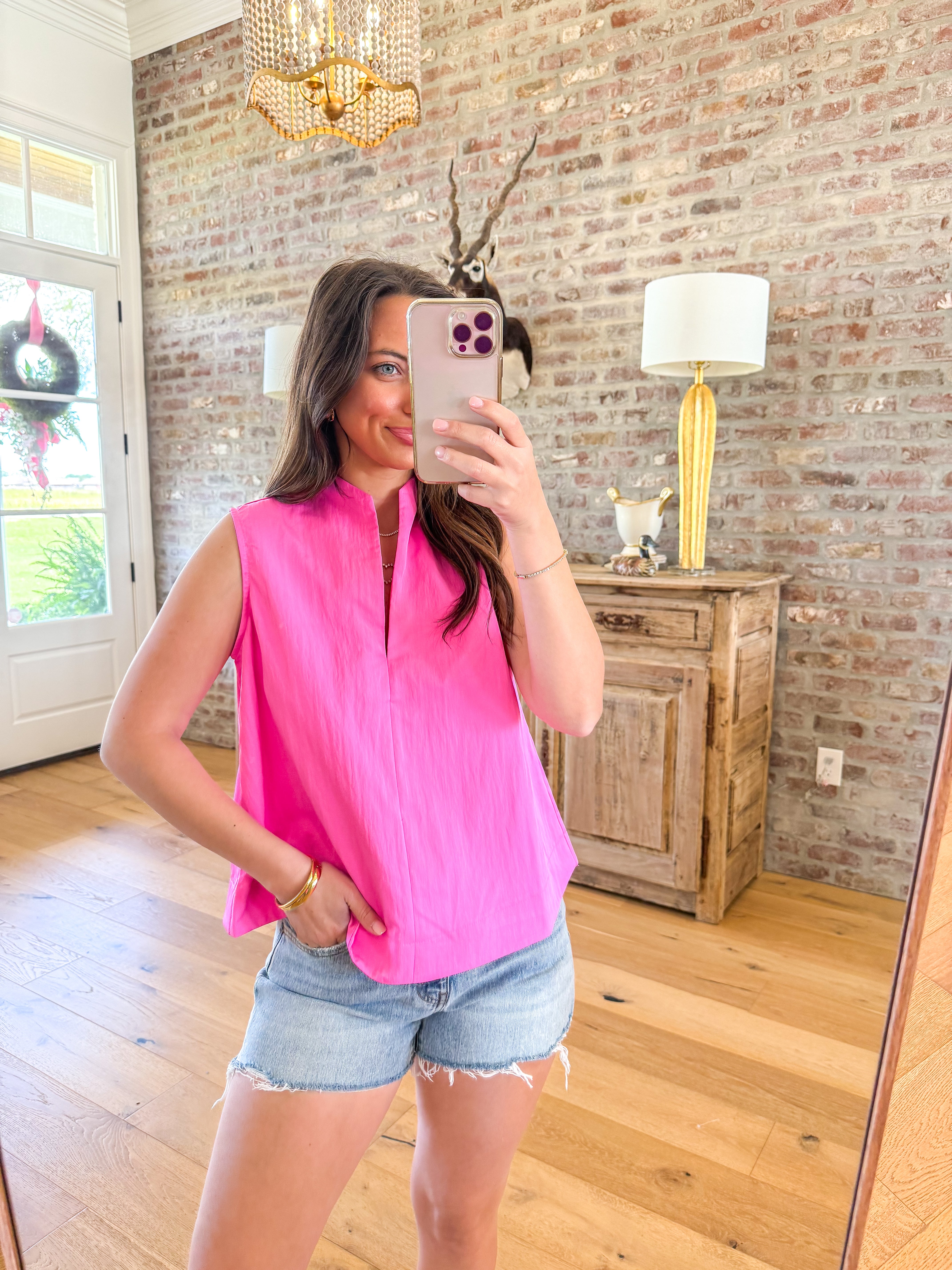 Breezy Day Pink Top