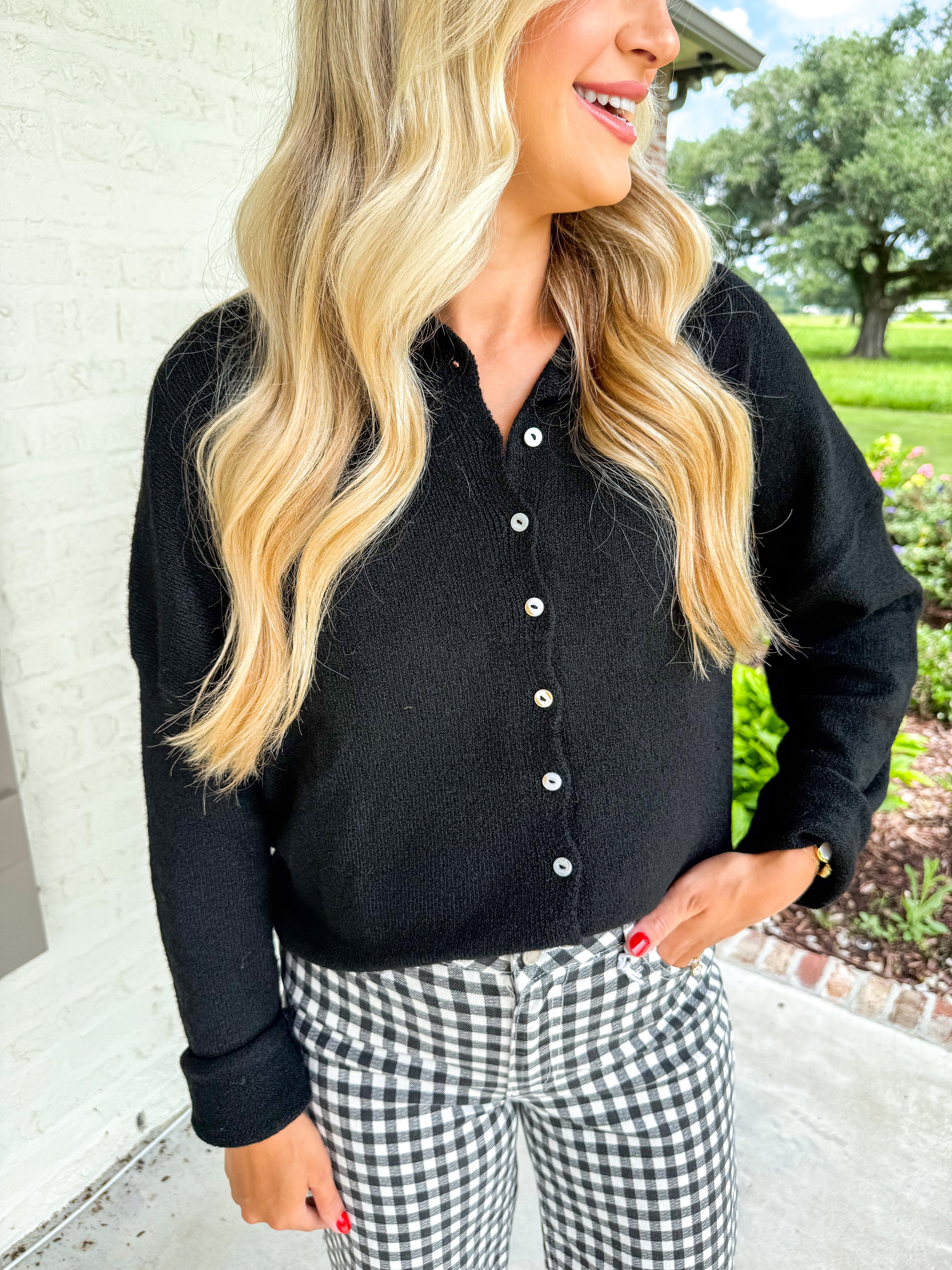 Piper Cardigan Black
