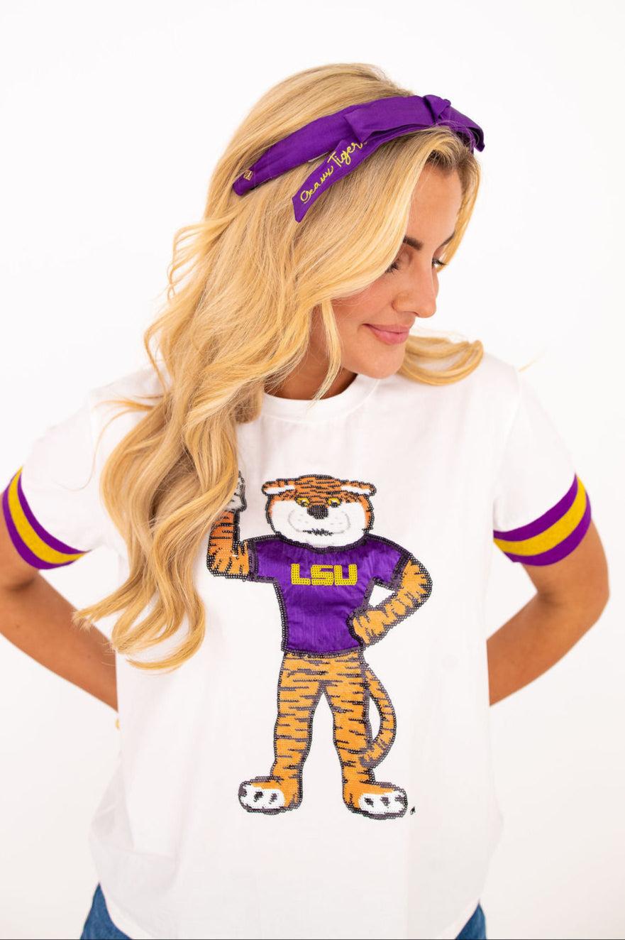 LSU Sparkle Logo T-Shirt