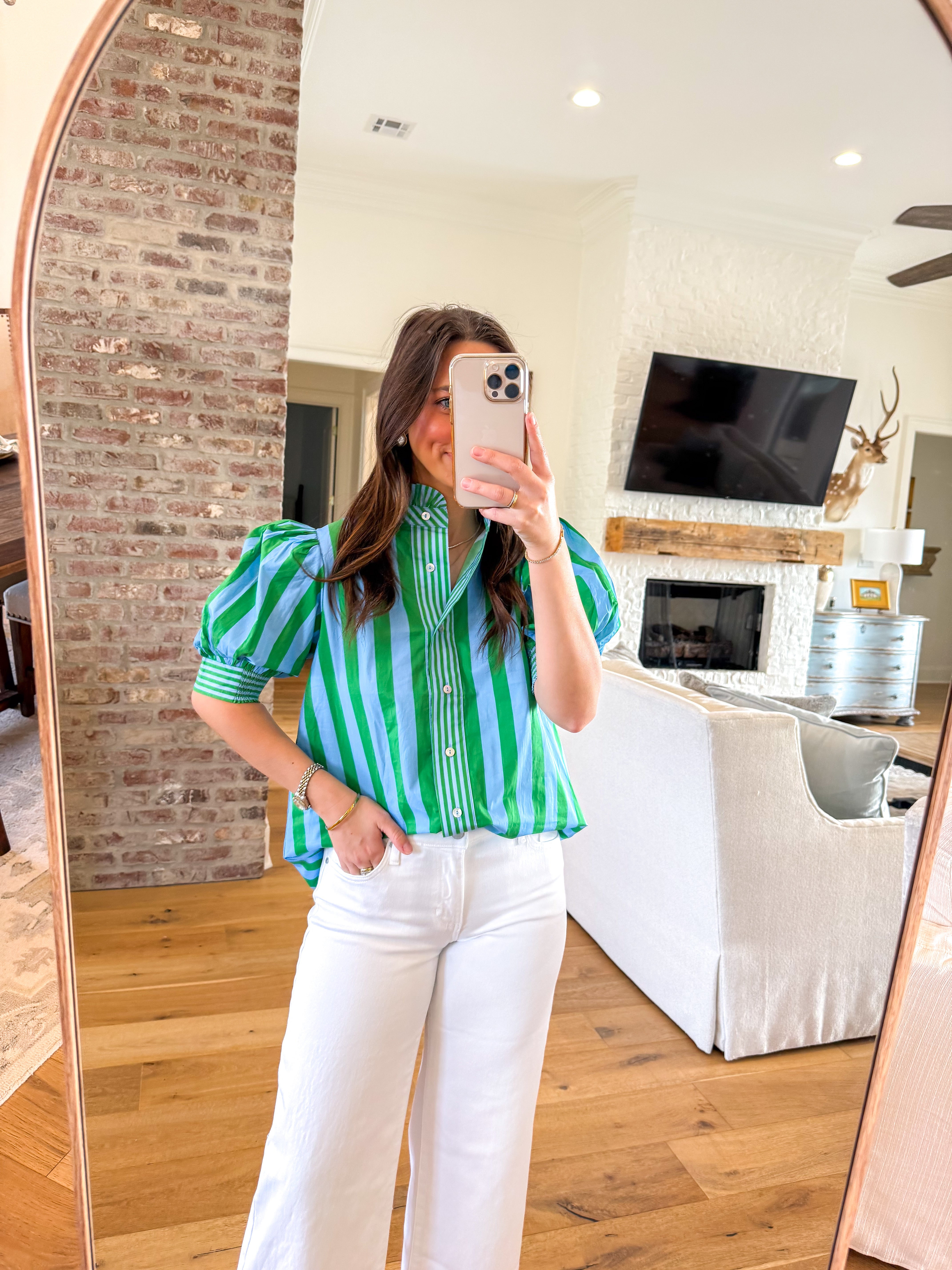 Amalfi Coast Striped Top