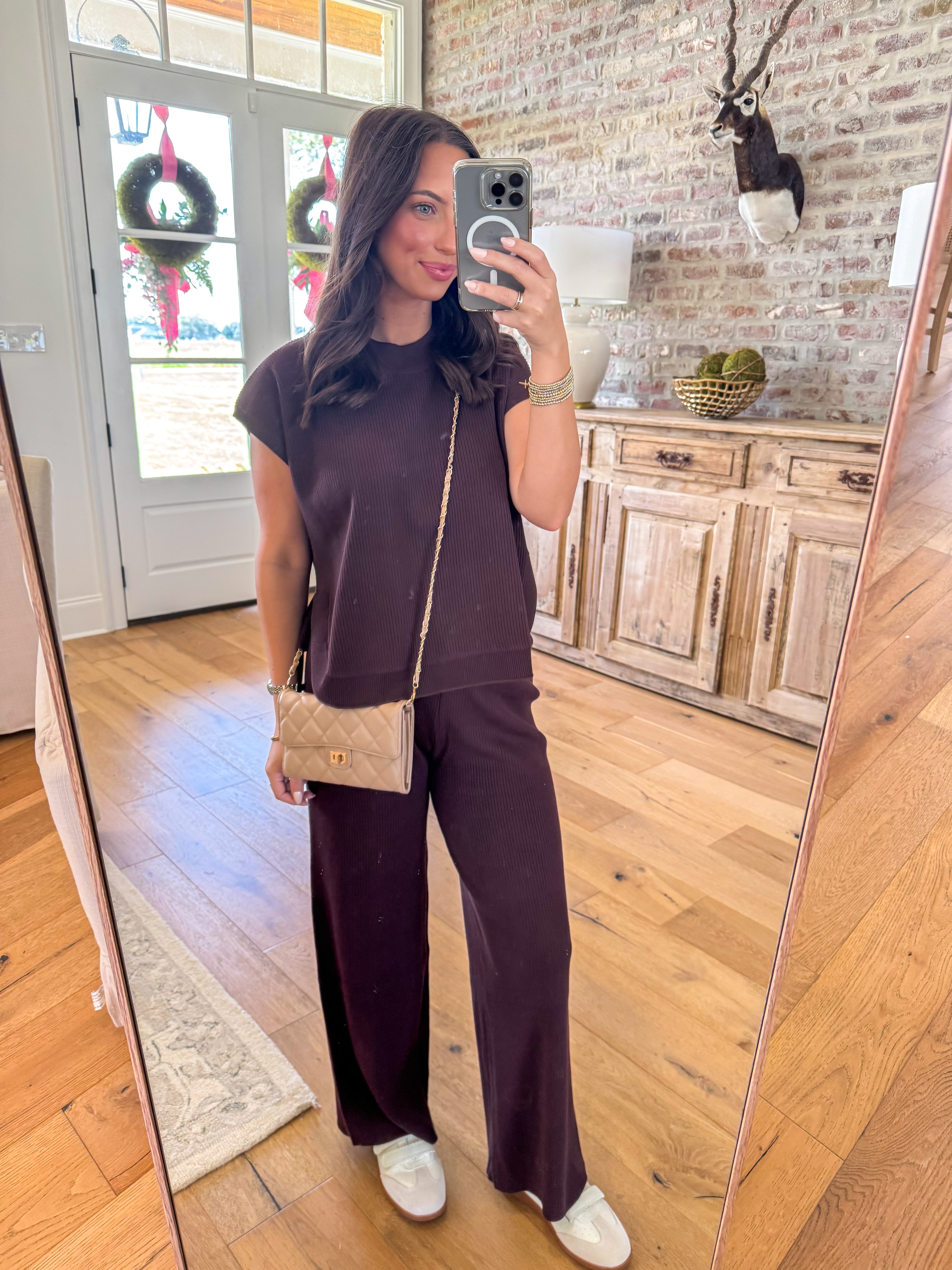 The Espresso Ribbed Lounge Set