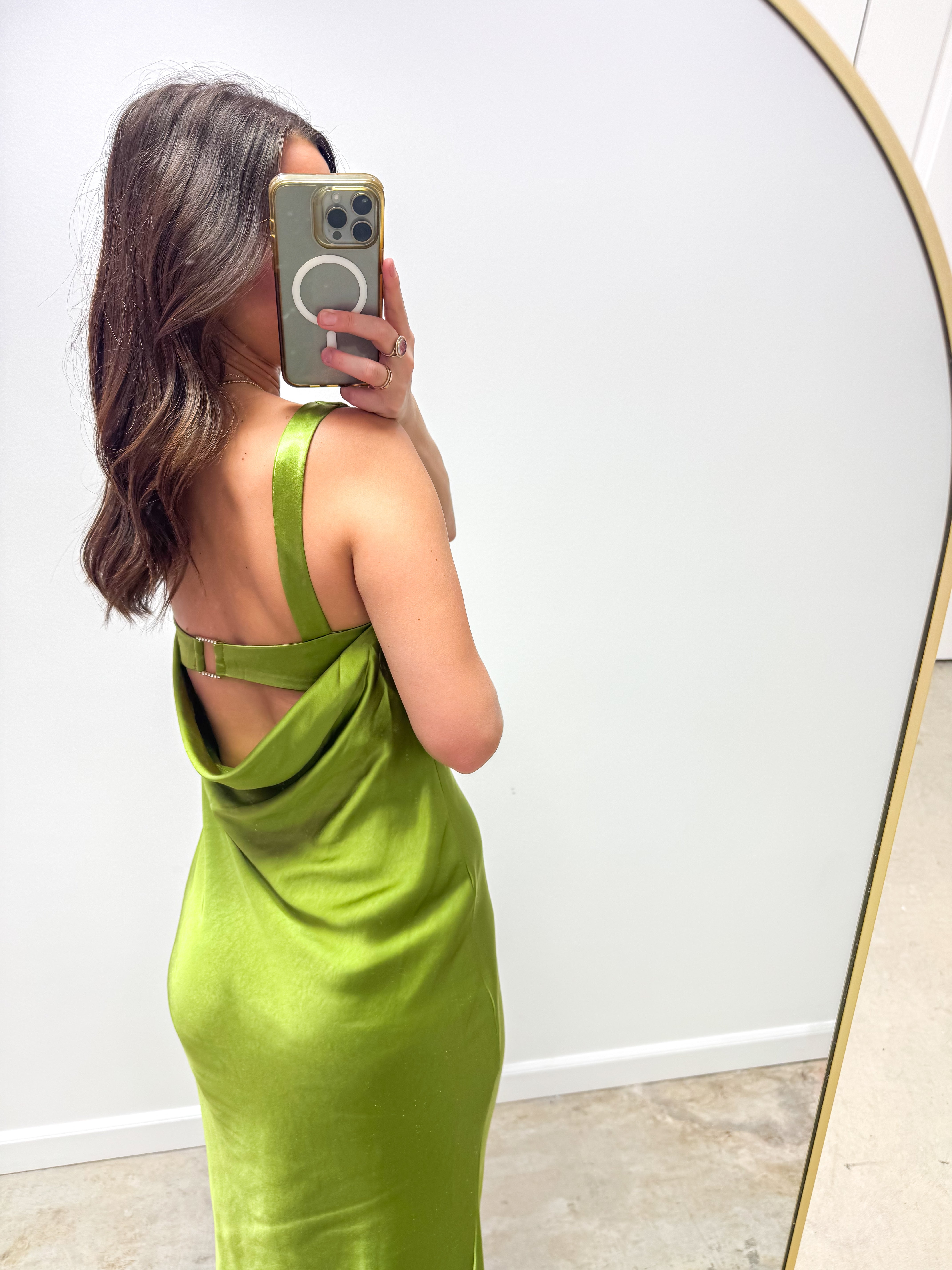 Camellia Court Chartreuse Ballgown