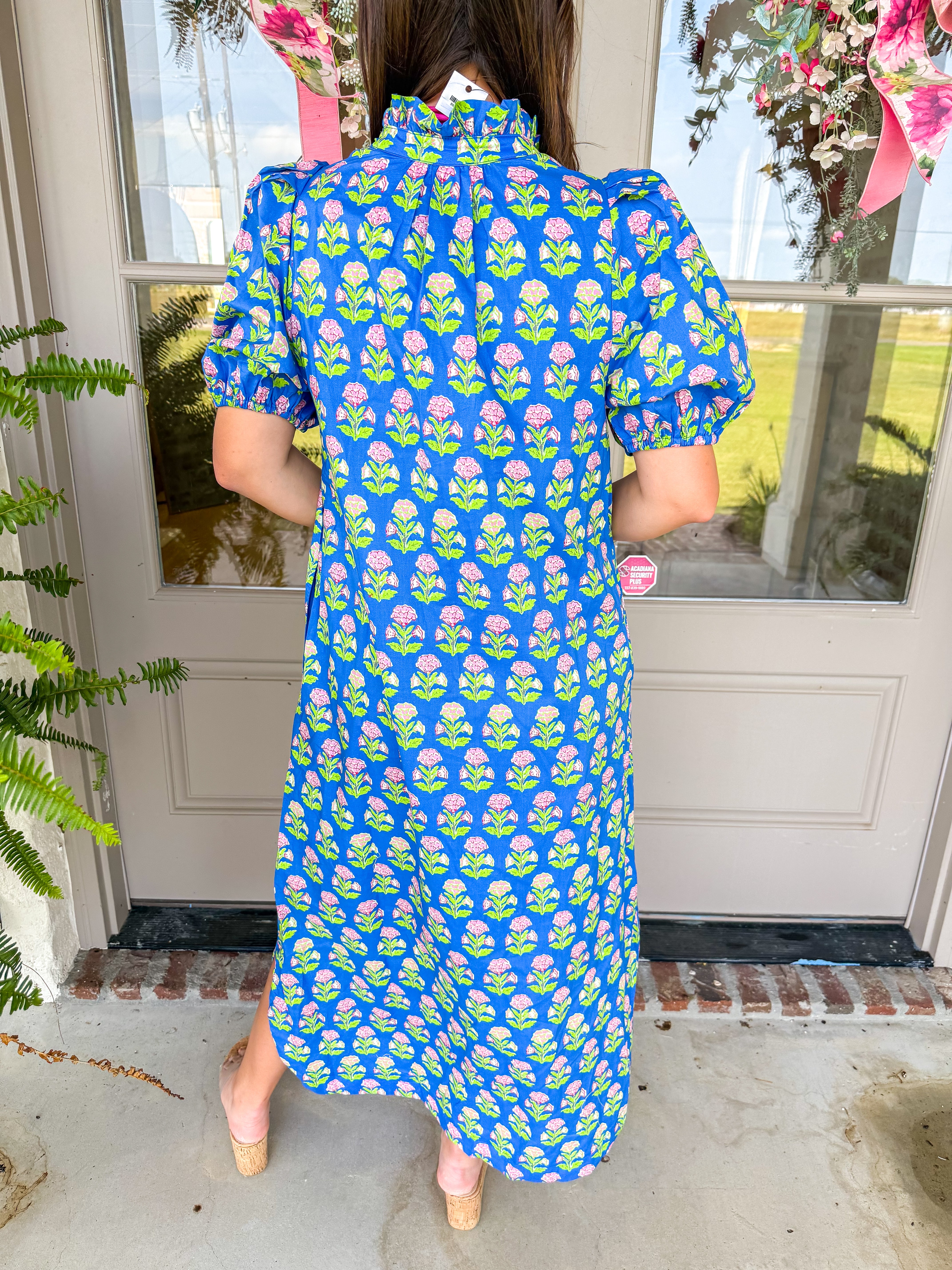 Blue Garden Maxi