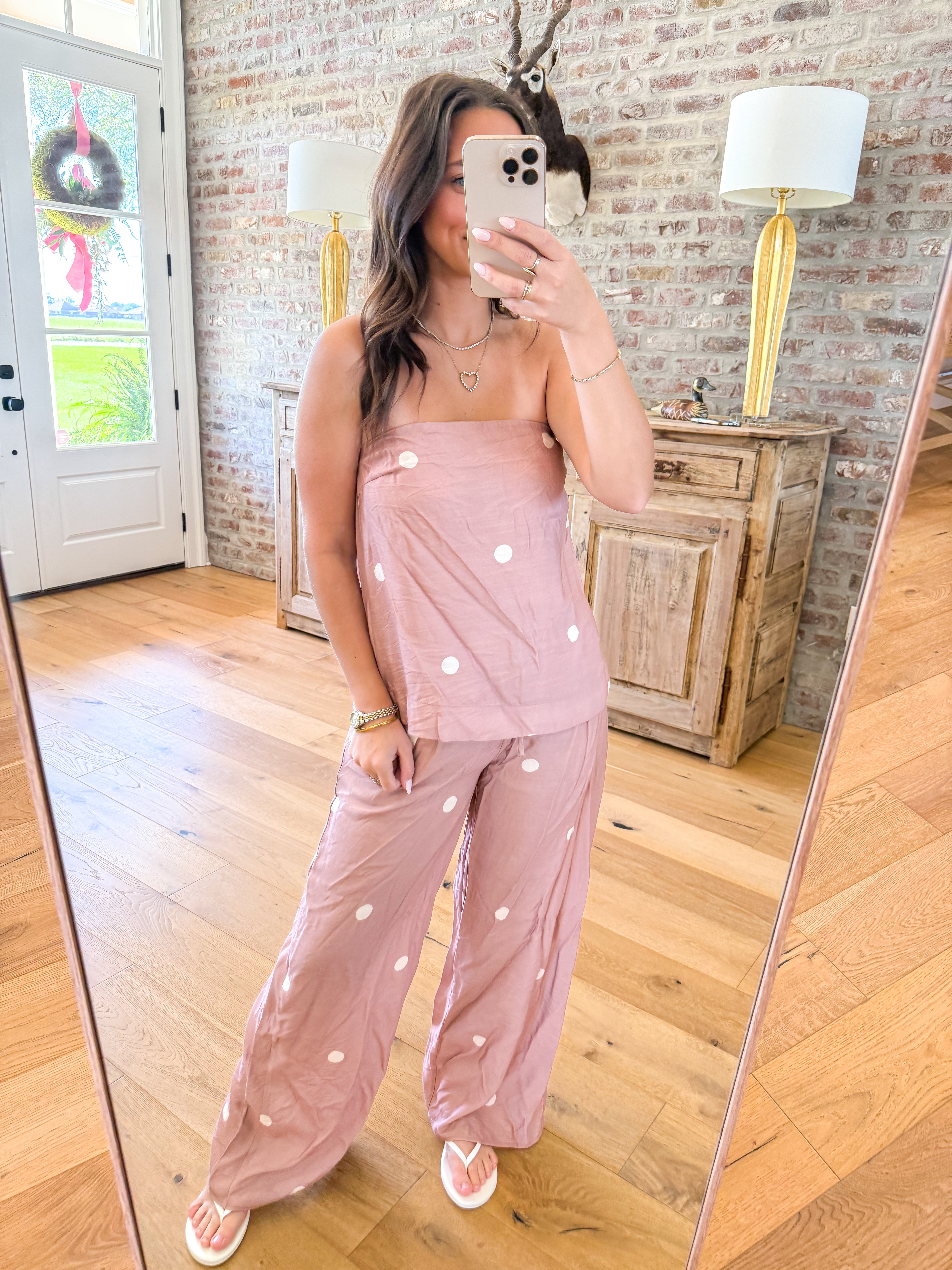 Mocha Dot Matching Set