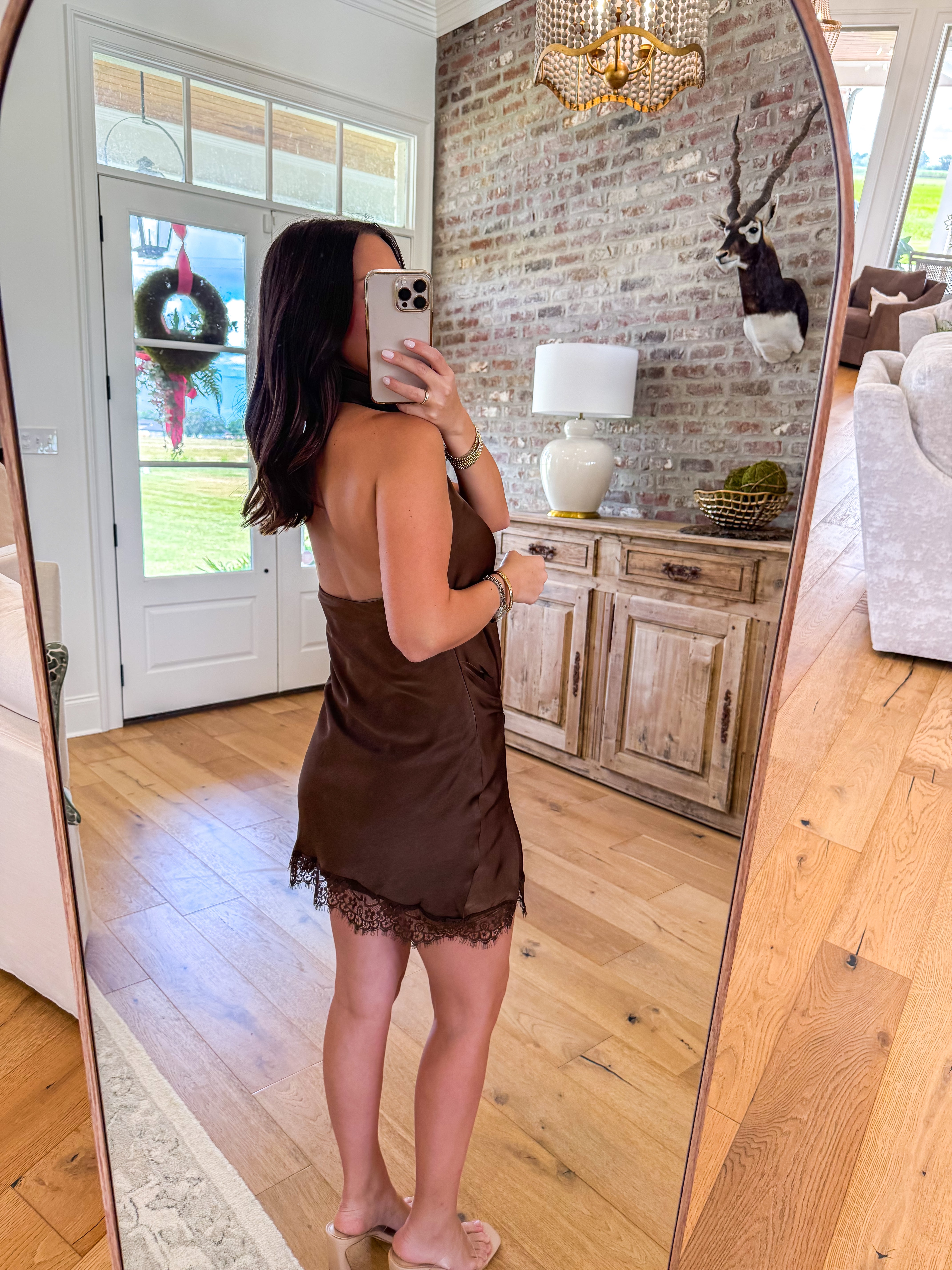 The Mocha Halter Mini