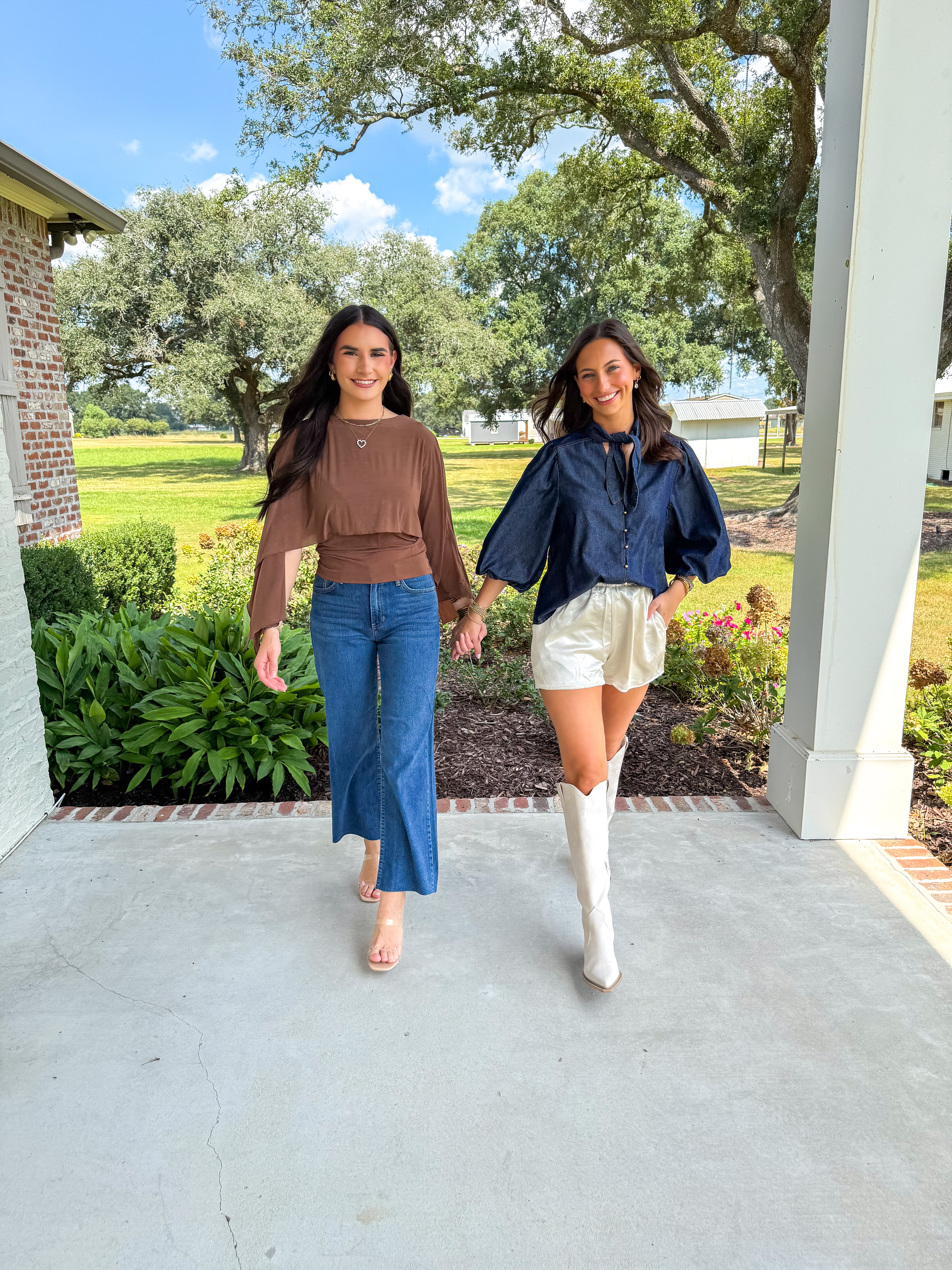The Mocha Cape Top