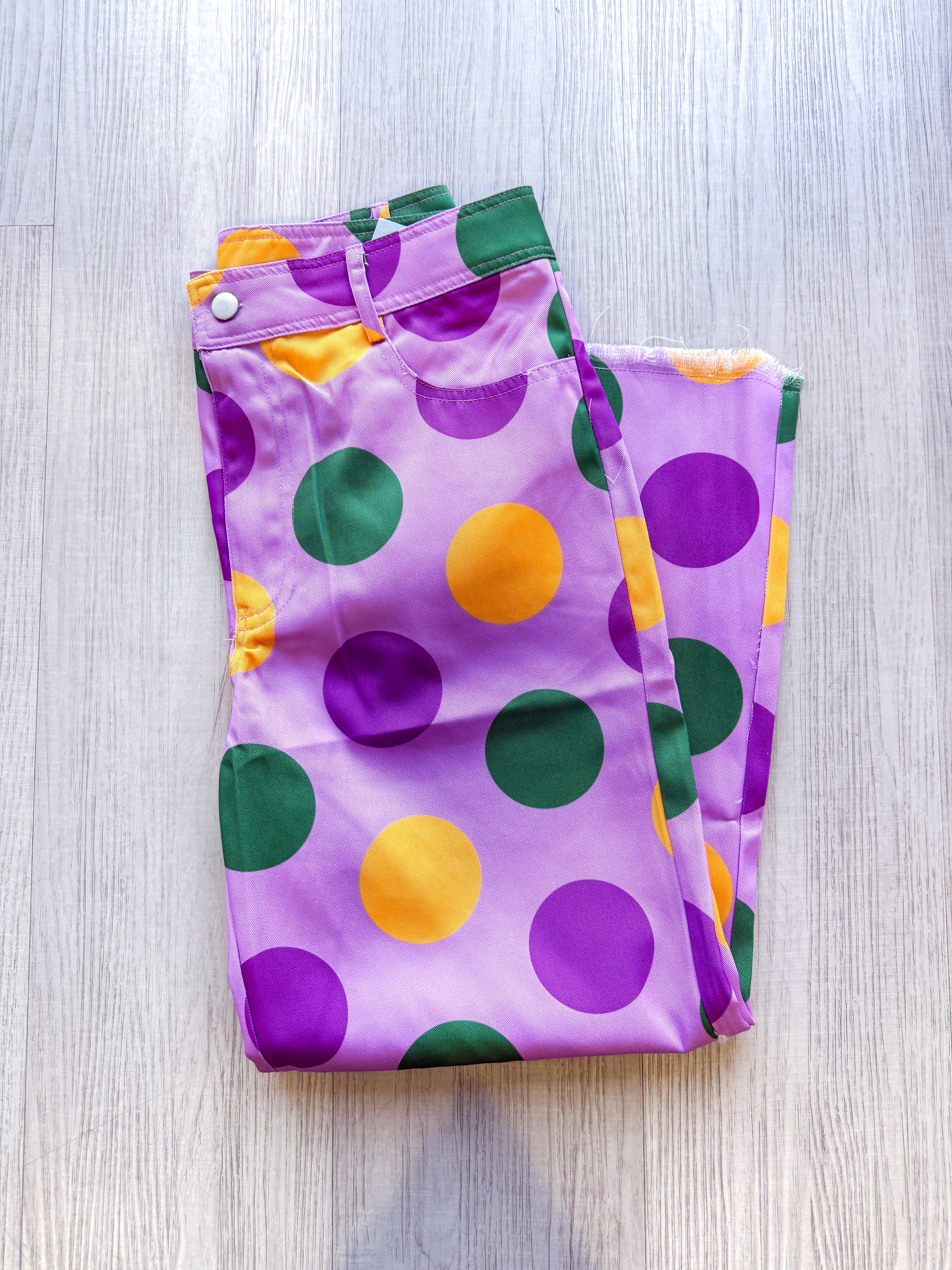 Purple Polka Dot MG pants