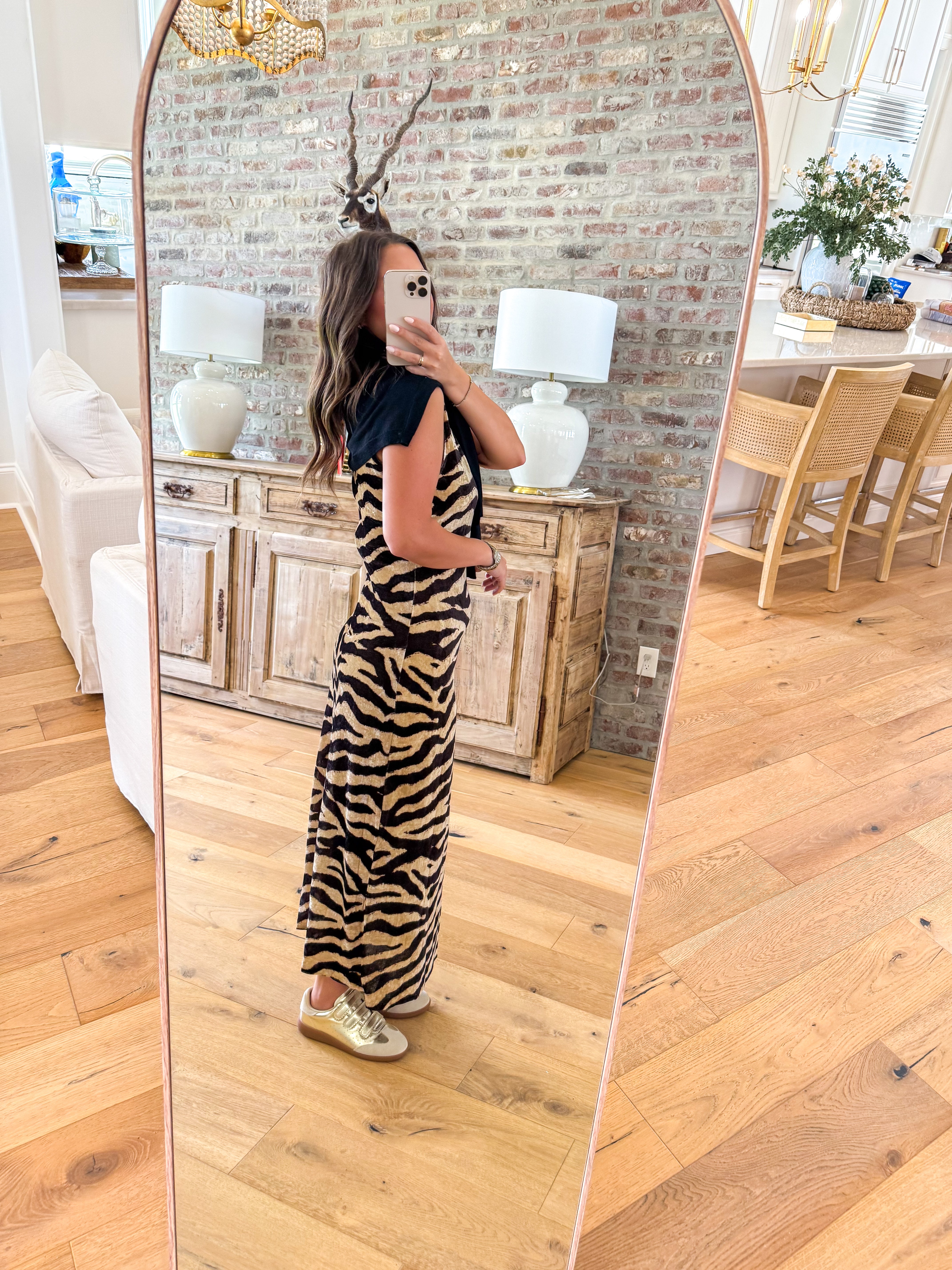 Wild Side Zebra Maxi Dress