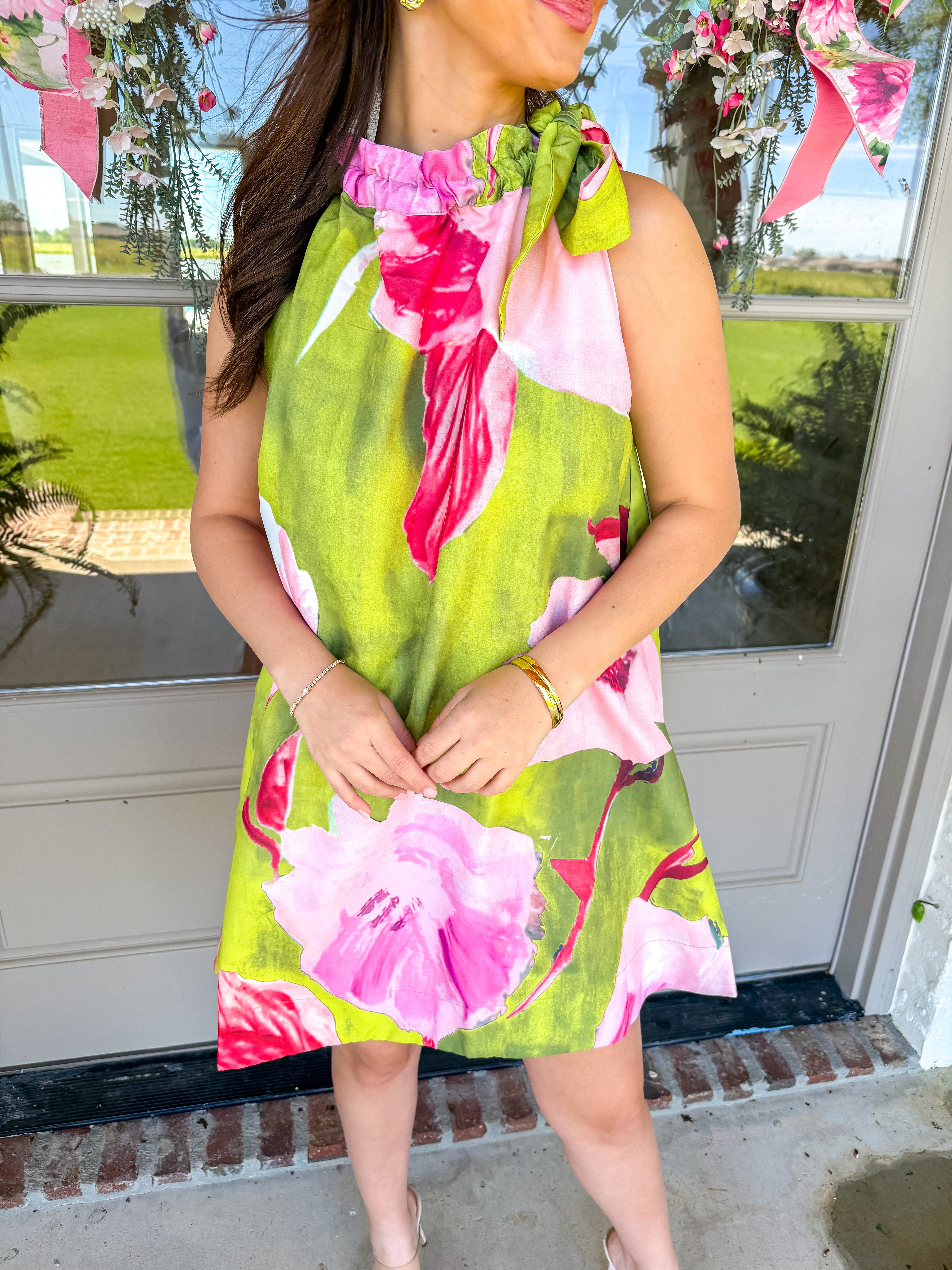 Garden Gala Floral Mini Dress