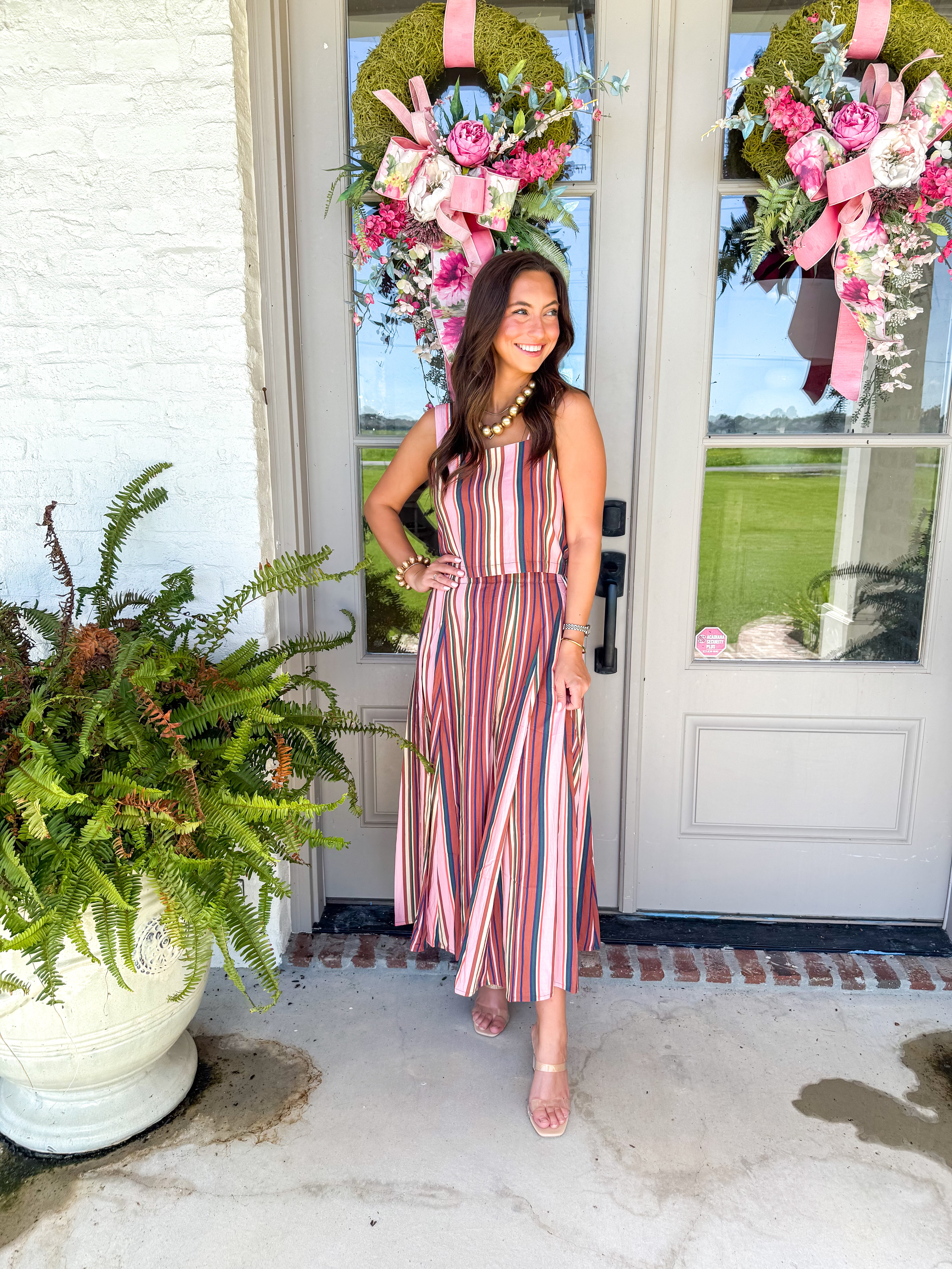 Sunday Stripe Skirt Set