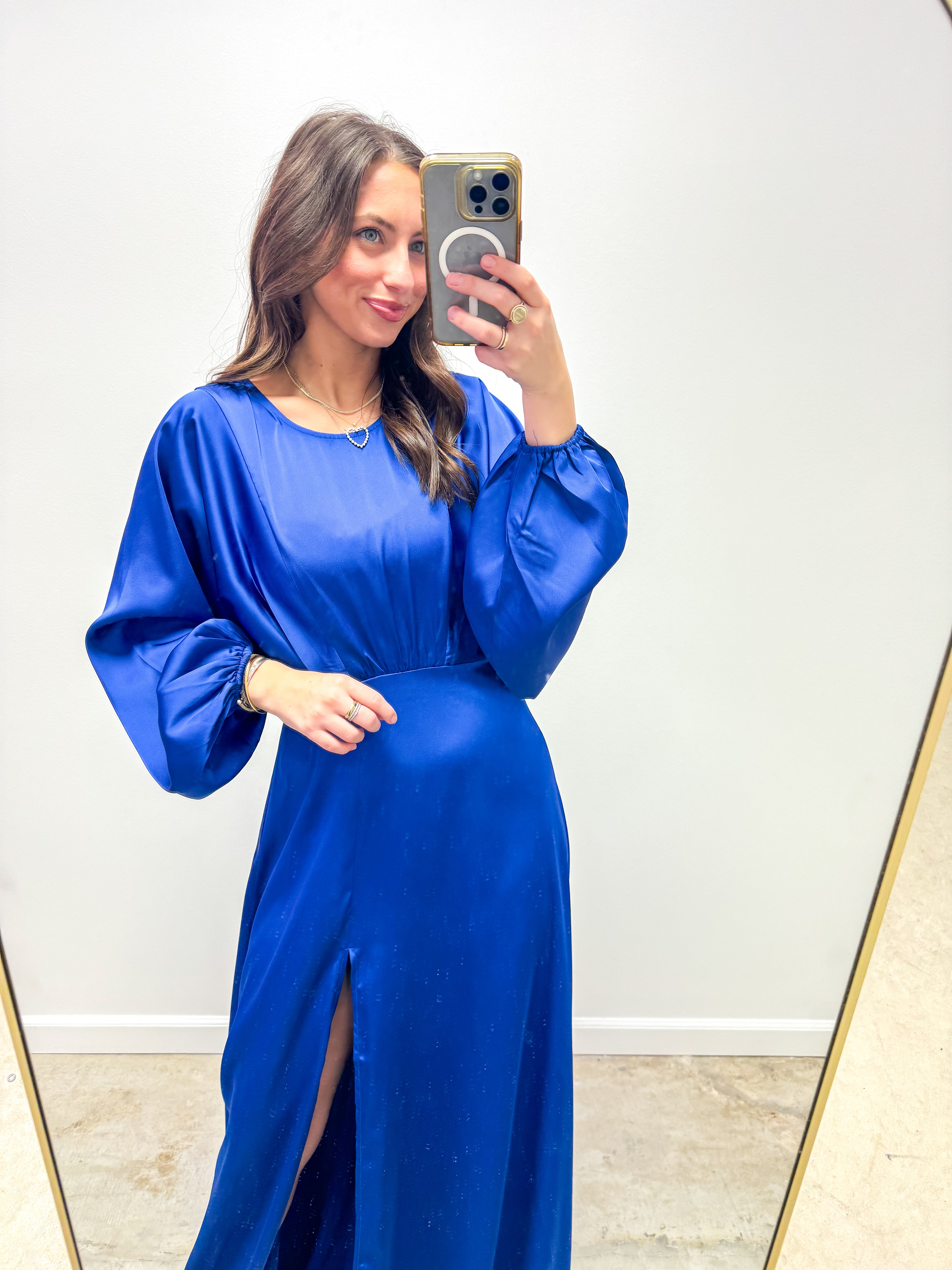 Maison Royale Blue Ball Gown