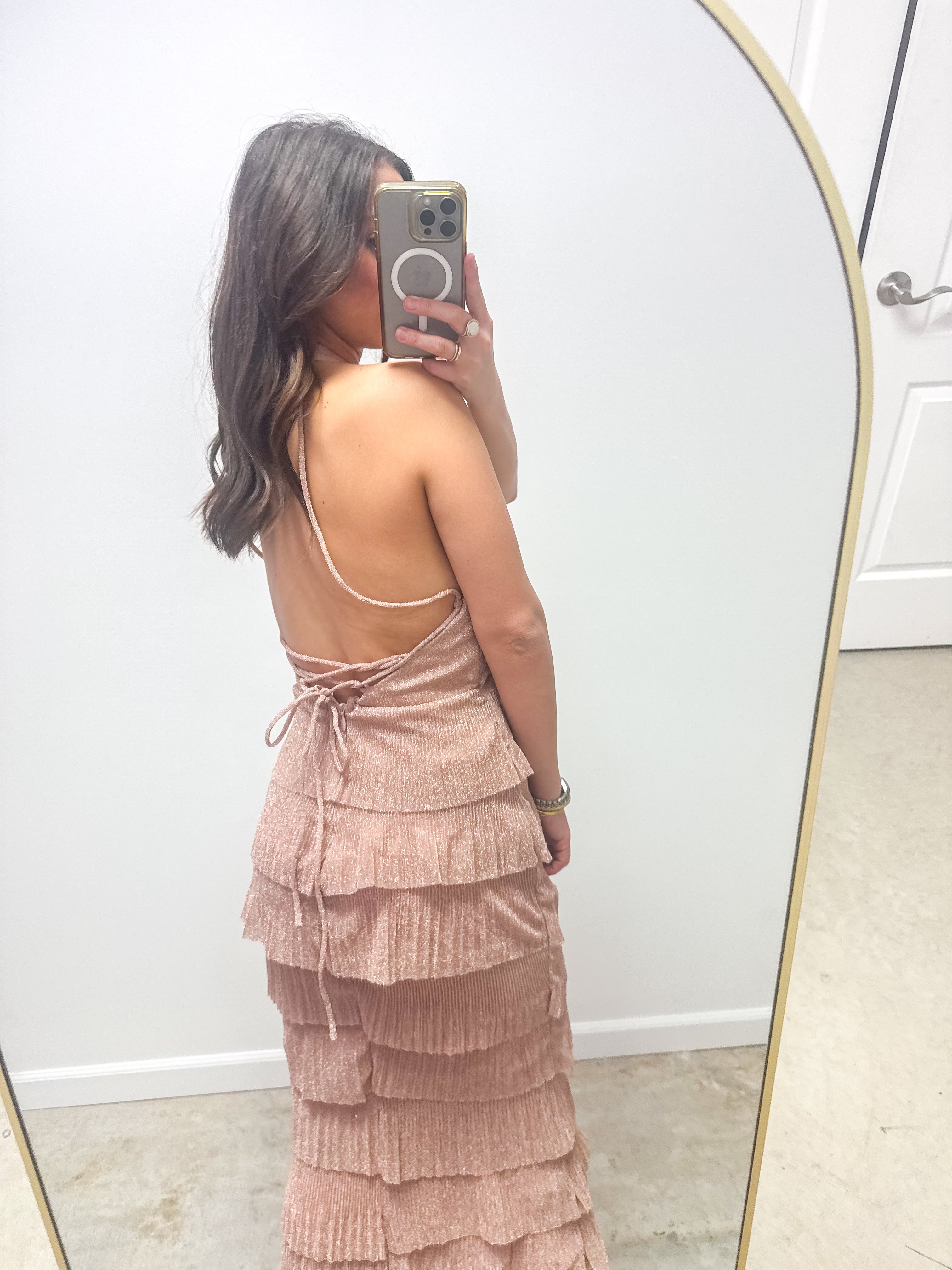 Gilded Krewe Champagne Ball Gown