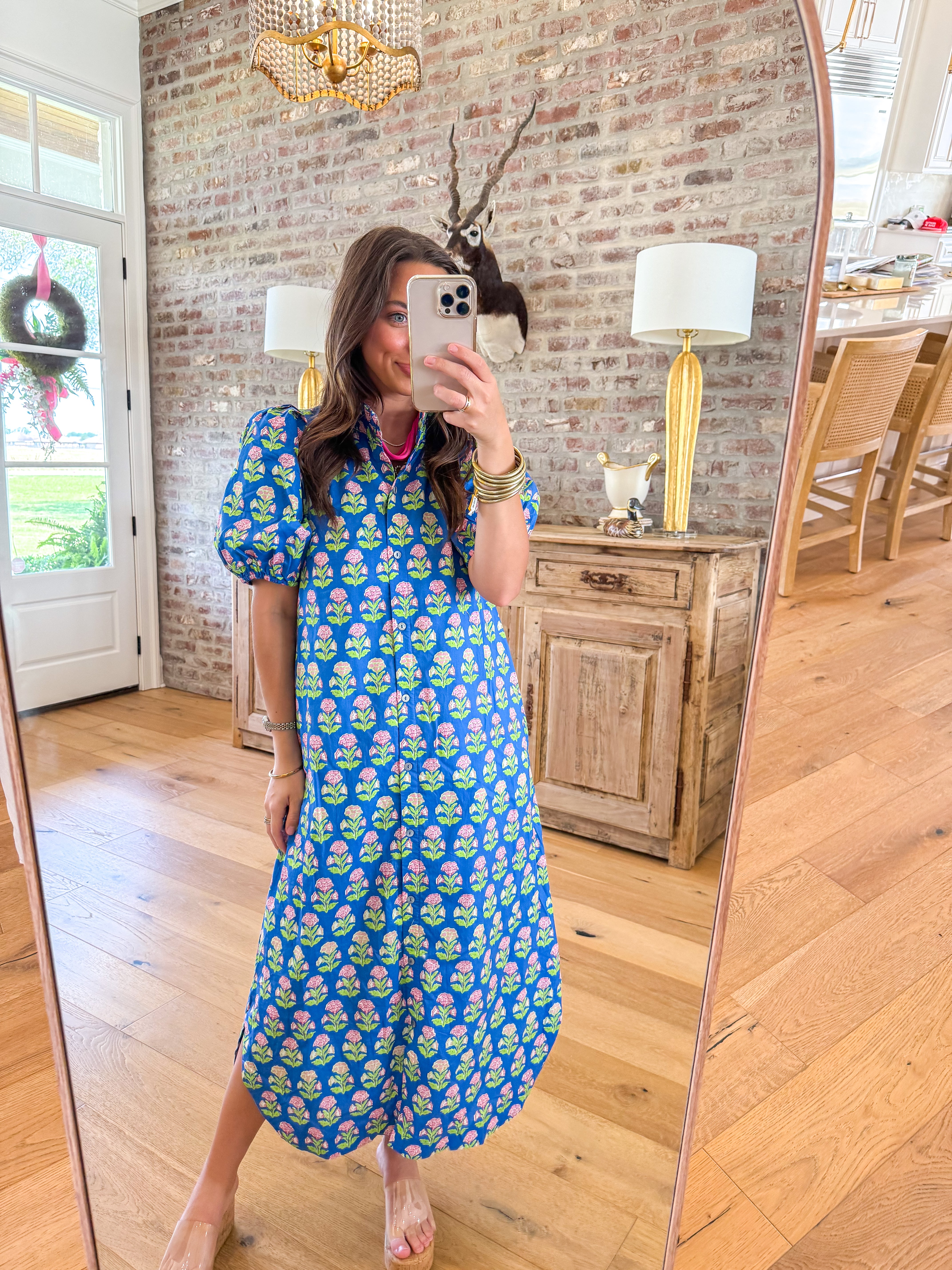 Blue Garden Maxi