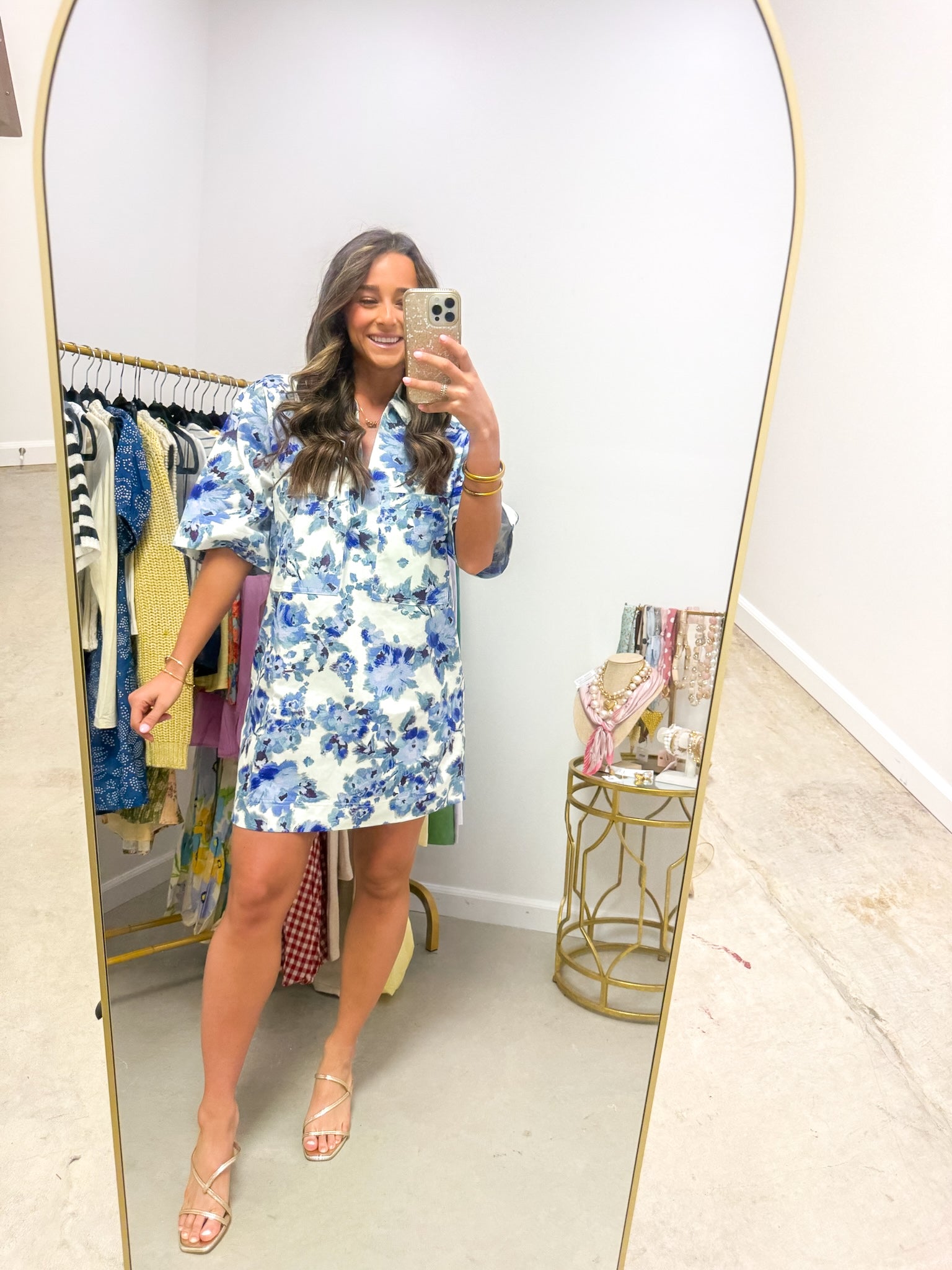 Carley Floral Collared Dress