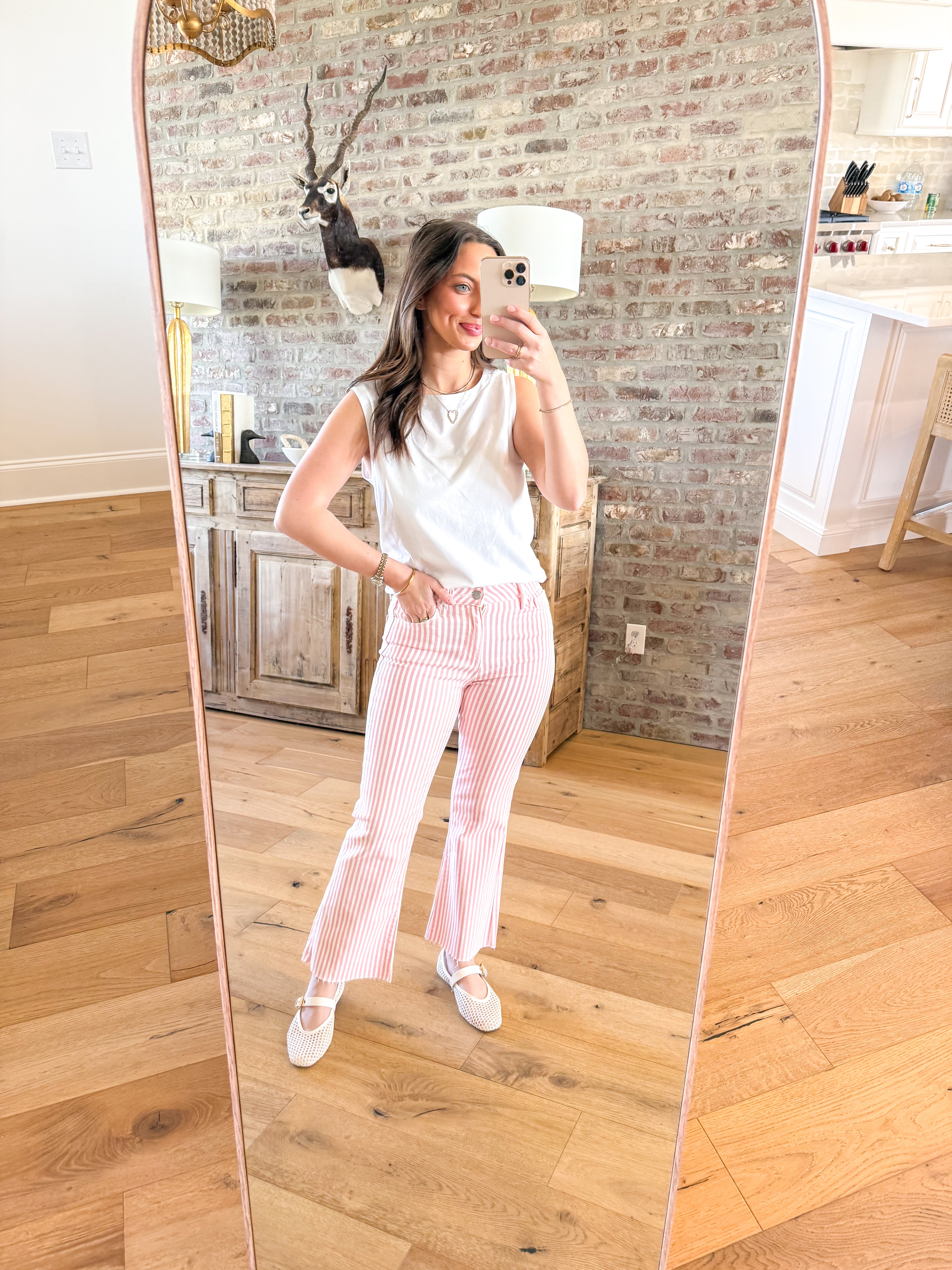 Classic Boat Neck Tank White