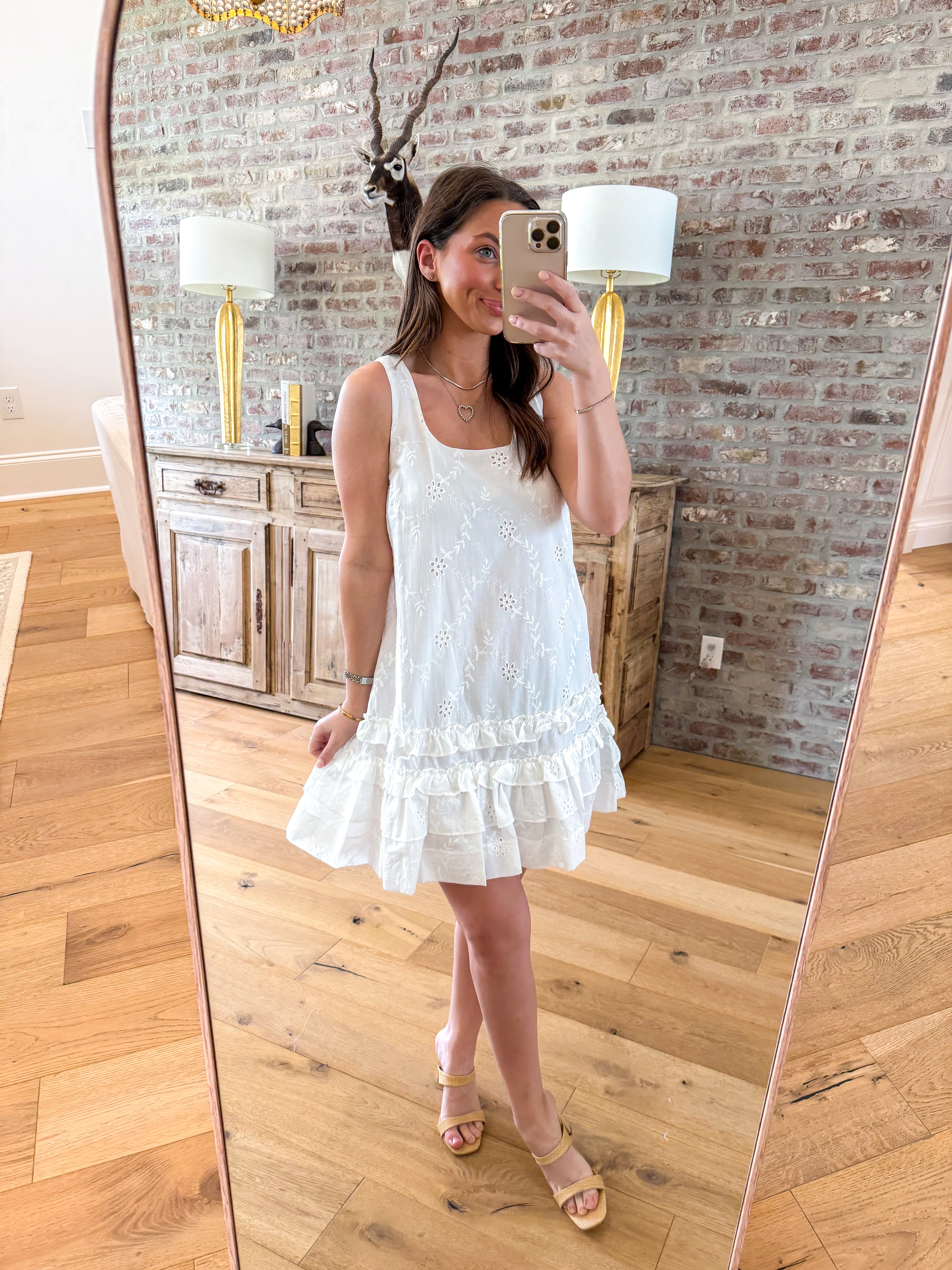 Hana Sleeveless Tiered Mini