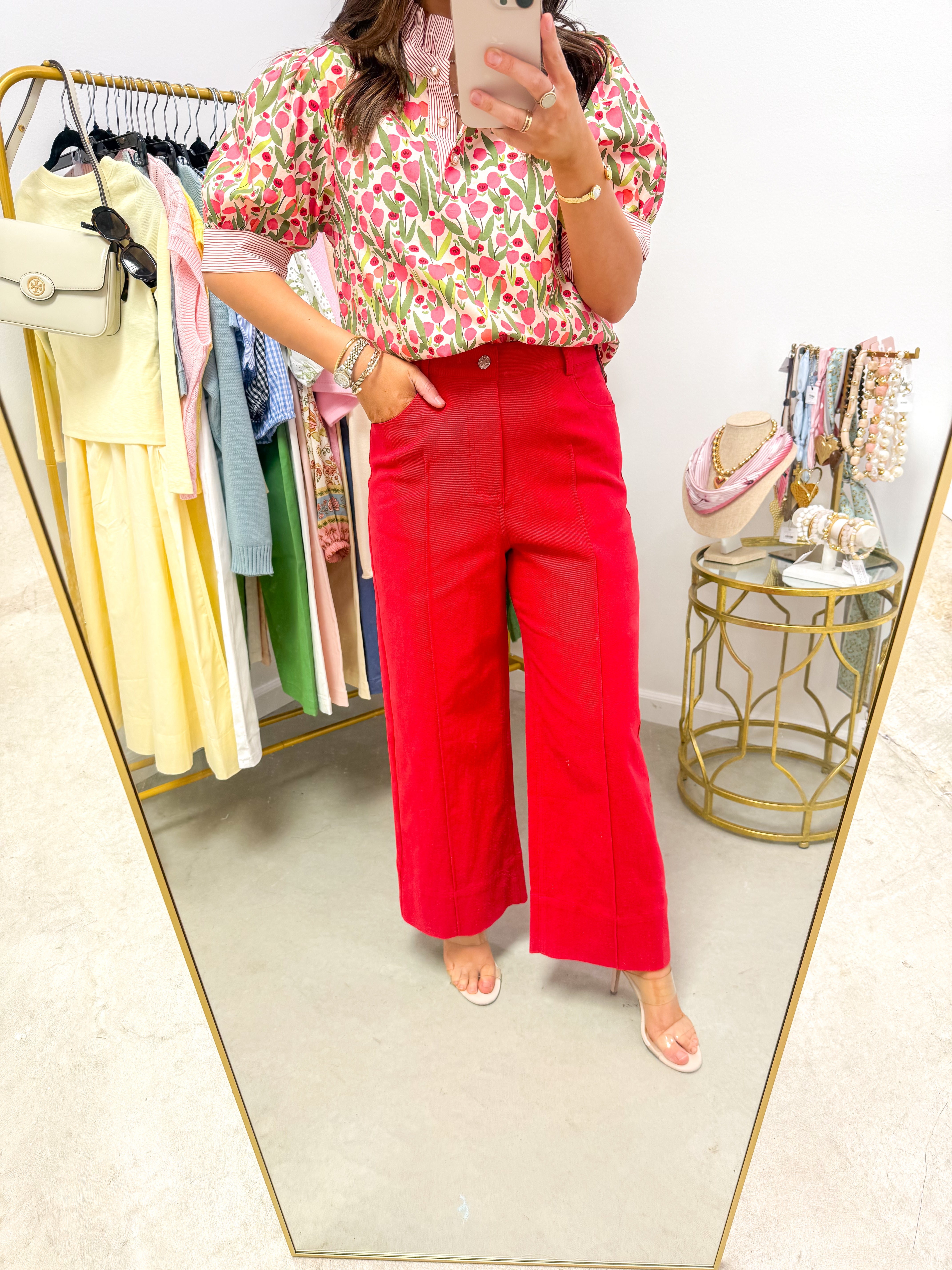 Lucy Jane Red Pants