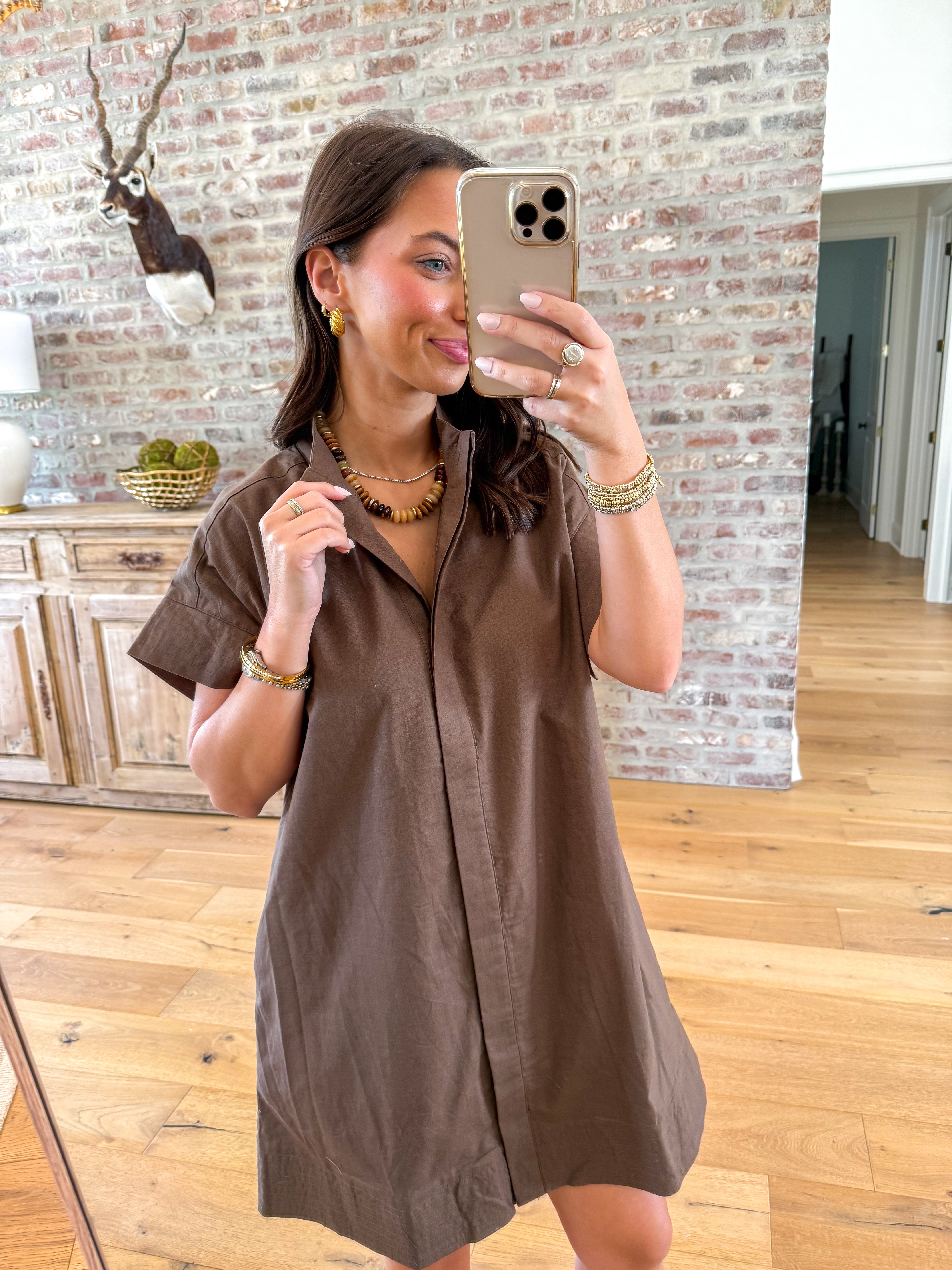 The Mocha Mini Dress