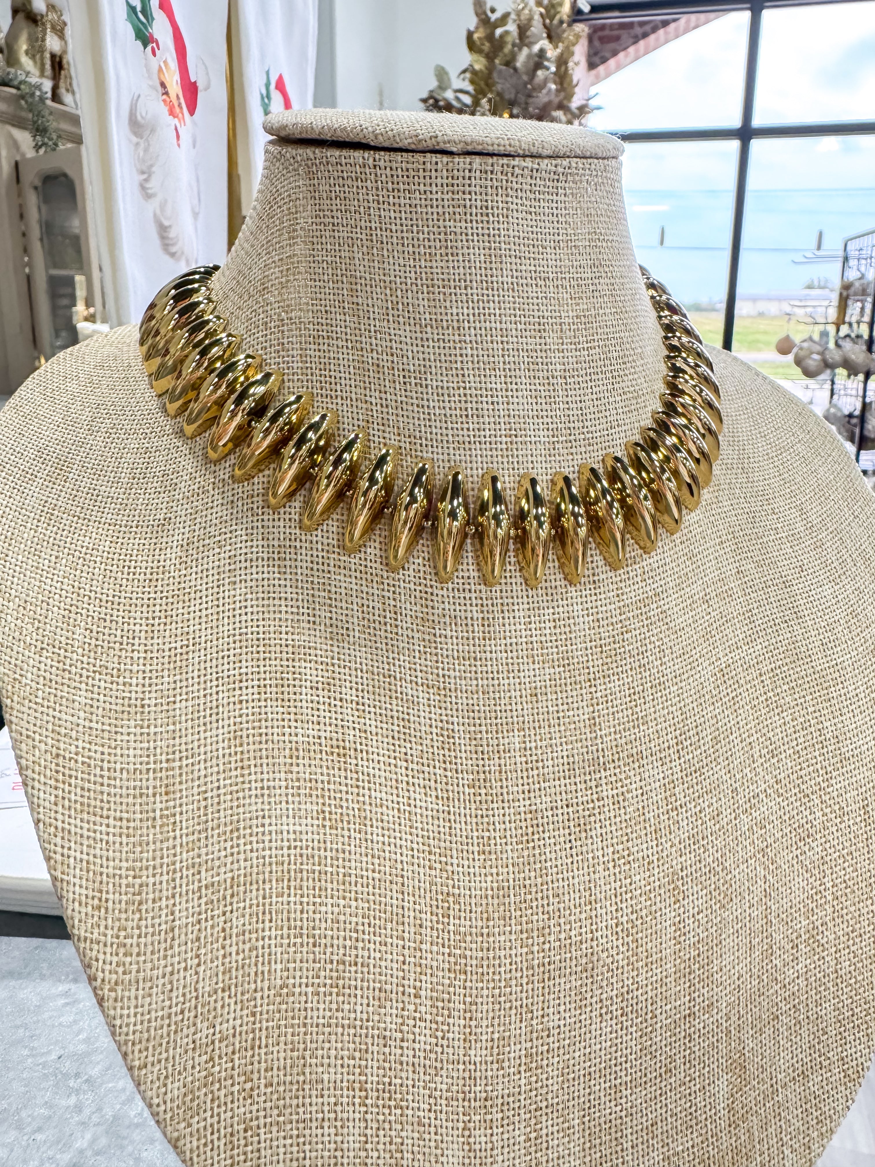 Gold Statement Necklace