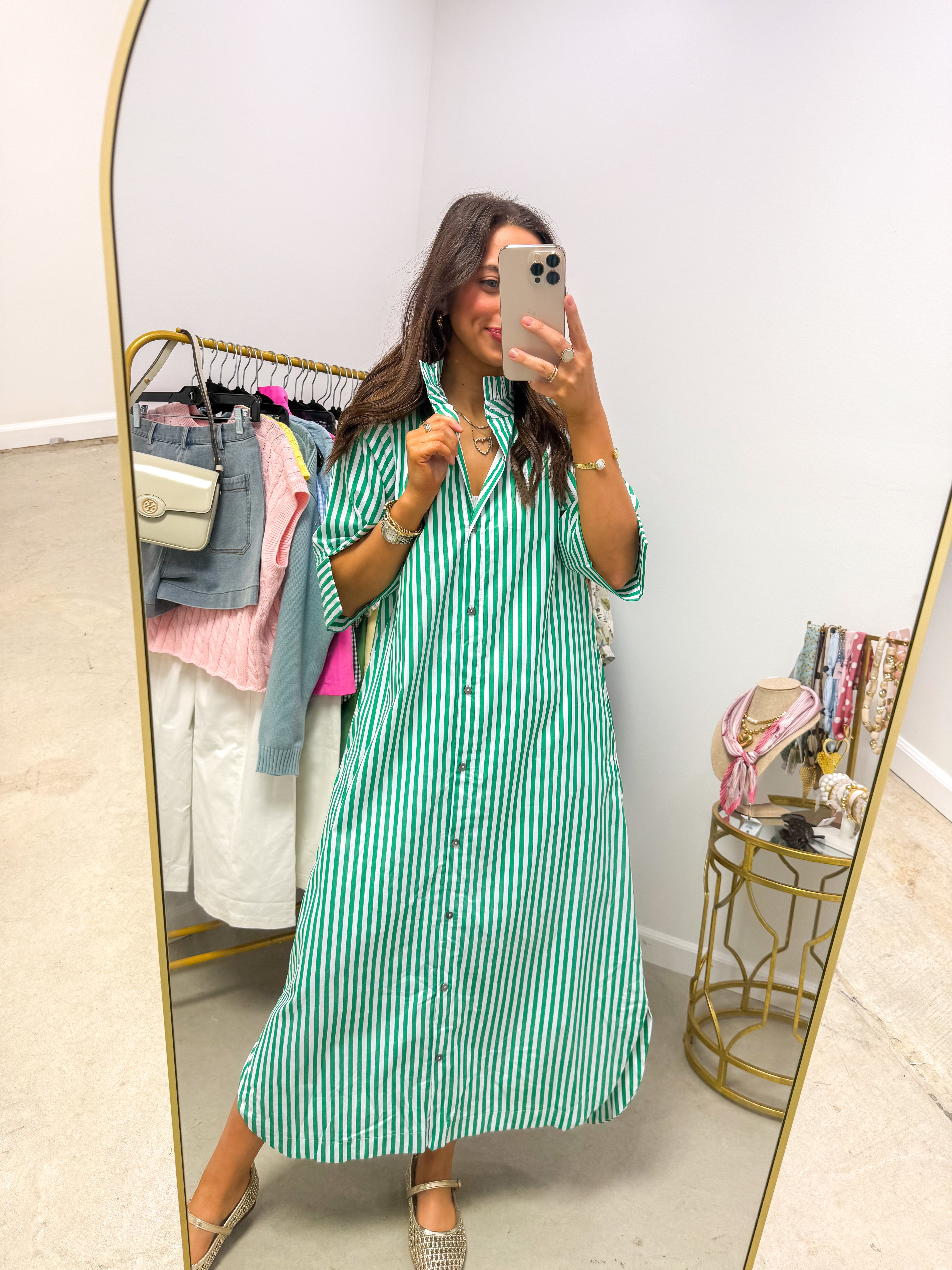 Georgia Green Midi Dress