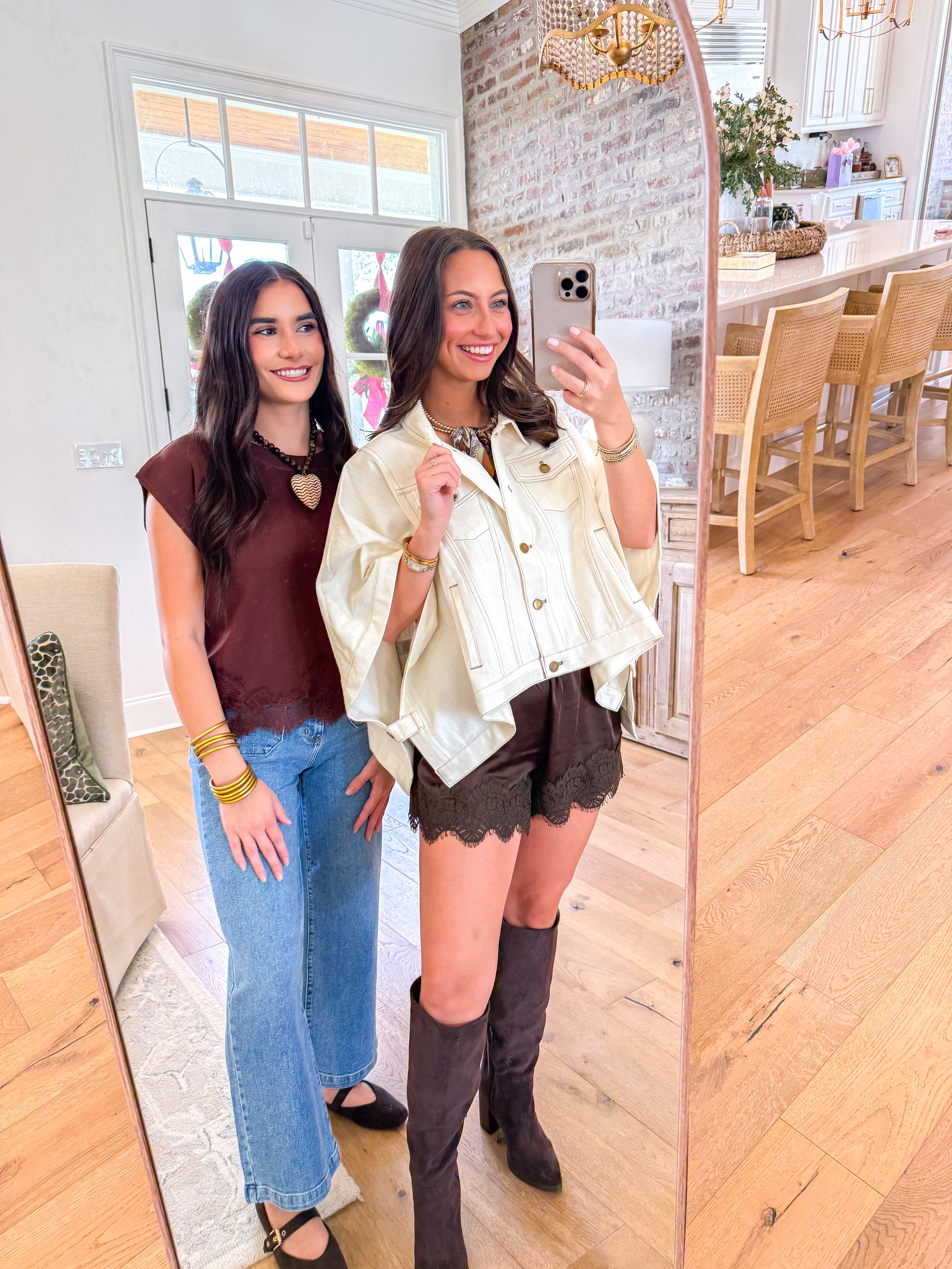 The Ivory Snap Denim Jacket