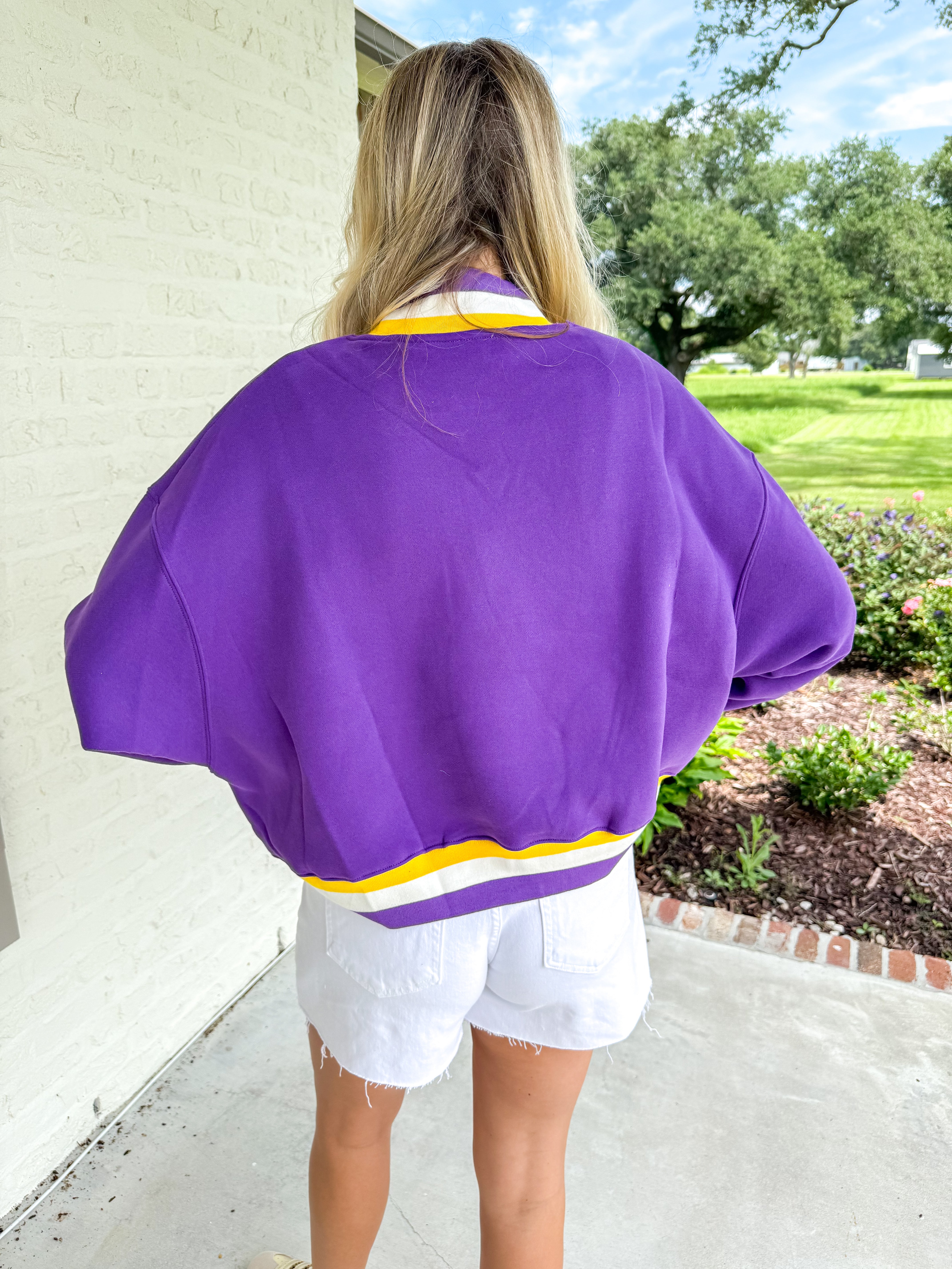 Geaux Team Mock Neck Sweatshirt
